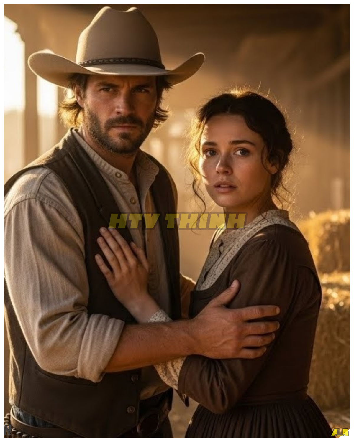 Four Men Cornered Her in the Stable — Then a Ranch Cowboy Walked In and Everything Ended