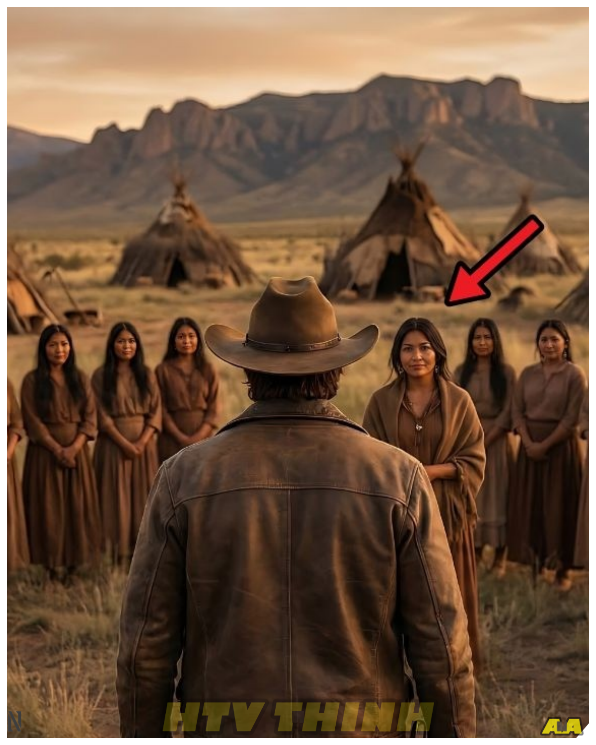 The cowboy found 200 horses stolen from the tribe... 20 Apaches whispered “now we are yours”