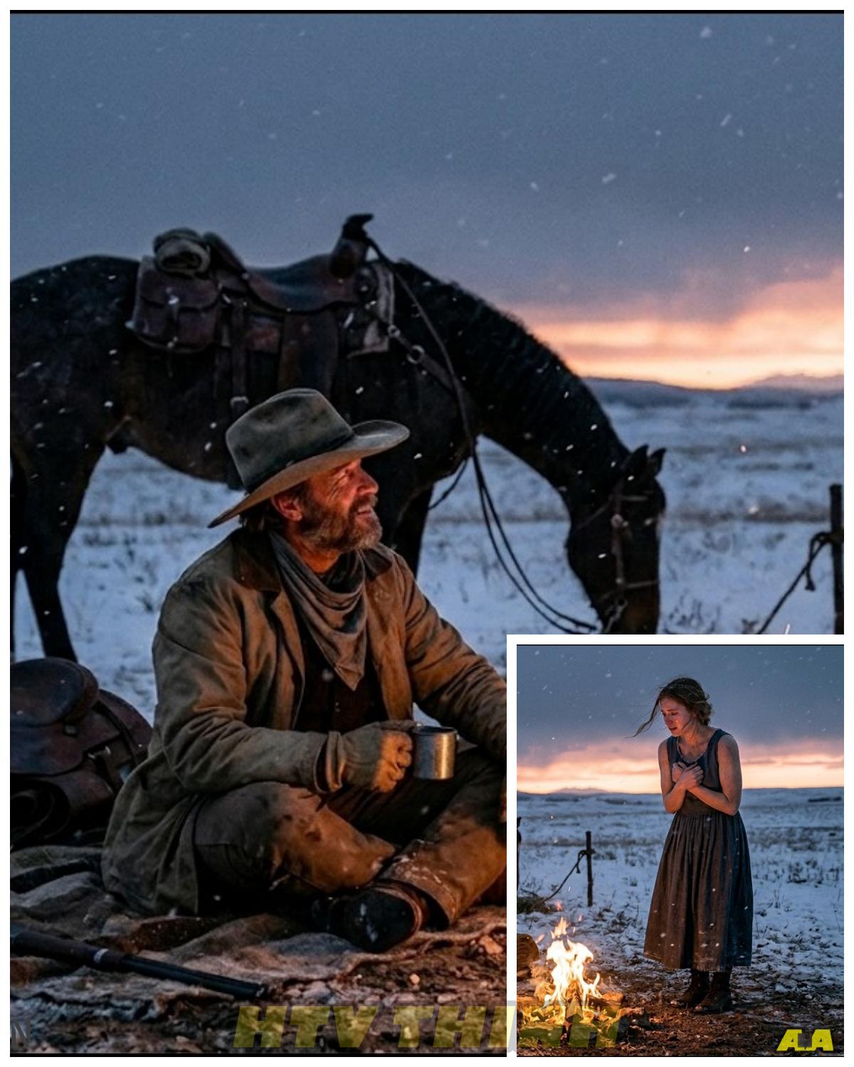 “May I Warm Myself by Your Fire?” She Whispered…Cowboy’s Answer Shocked Her