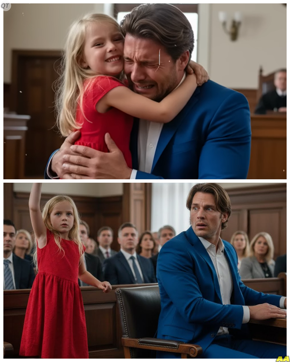 A Desperate Single Dad Stood In Court Facing Prison For Theft With No Way Out Until His Young Daughter Spoke One Simple Sentence That Stopped The Proceedings Cold And Forced Everyone In The Room To Rethink What Justice Really Meant -KK It had all seemed inevitable the evidence the silence the weight of the charges pressing down on him until her voice broke through the tension not loud not rehearsed just honest and in that moment everything shifted in a way no one expected. The full story is in the comments below.