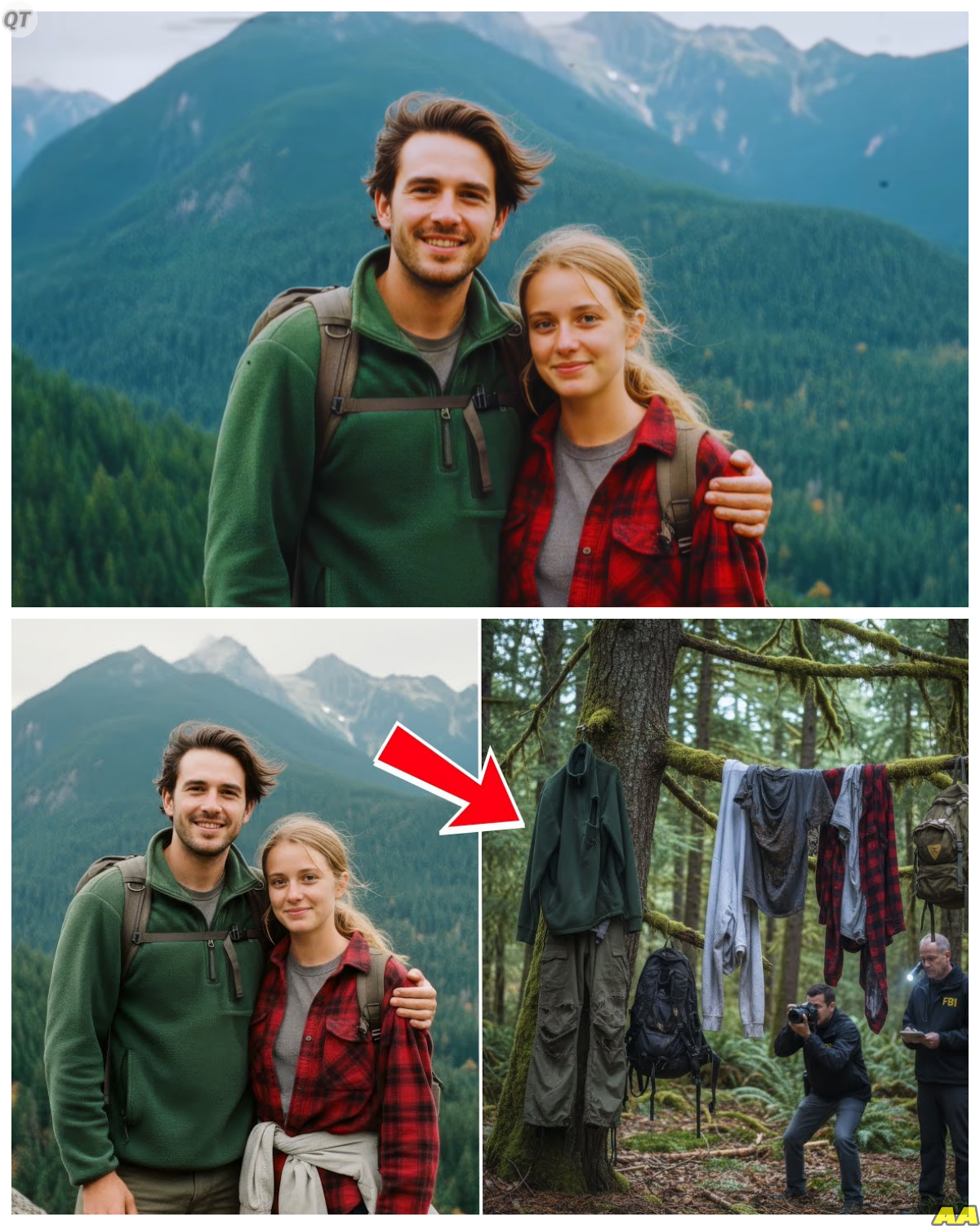 A Couple Disappeared Without A Trace During A Mountain Hike Leaving Behind No Clues No Witnesses And No Hope Until 25 Years Later Their Clothes Were Discovered Hanging High In A Tree In A Place That Defied All Logic And Reignited A Mystery That Refuses To Stay Buried -KK It was supposed to be a simple hike a quiet escape into nature but what followed became a case frozen in time until that eerie discovery surfaced forcing investigators to confront a detail that should not exist. The full story is in the comments below.