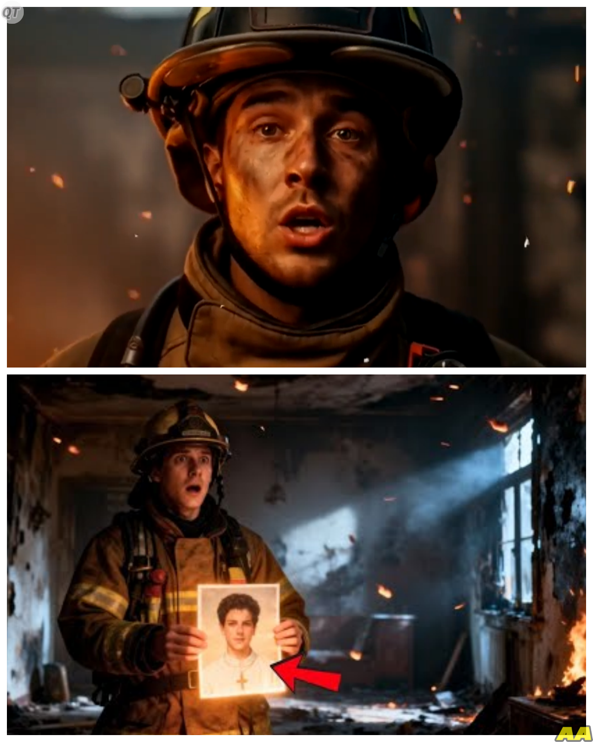 A Veteran Firefighter Rushed Into A Fully Engulfed House Expecting Nothing But Destruction Until He Stumbled Upon A Single Picture Of Carlo Acutis Sitting Completely Untouched Amid The Flames A Detail So Impossible That It Forced Him To Stop And Question What He Was Seeing -KK He had faced countless fires and knew exactly what they leave behind but this time something did not follow the rules and that one image standing untouched in the chaos is something he cannot explain or forget. The full story is in the comments below.