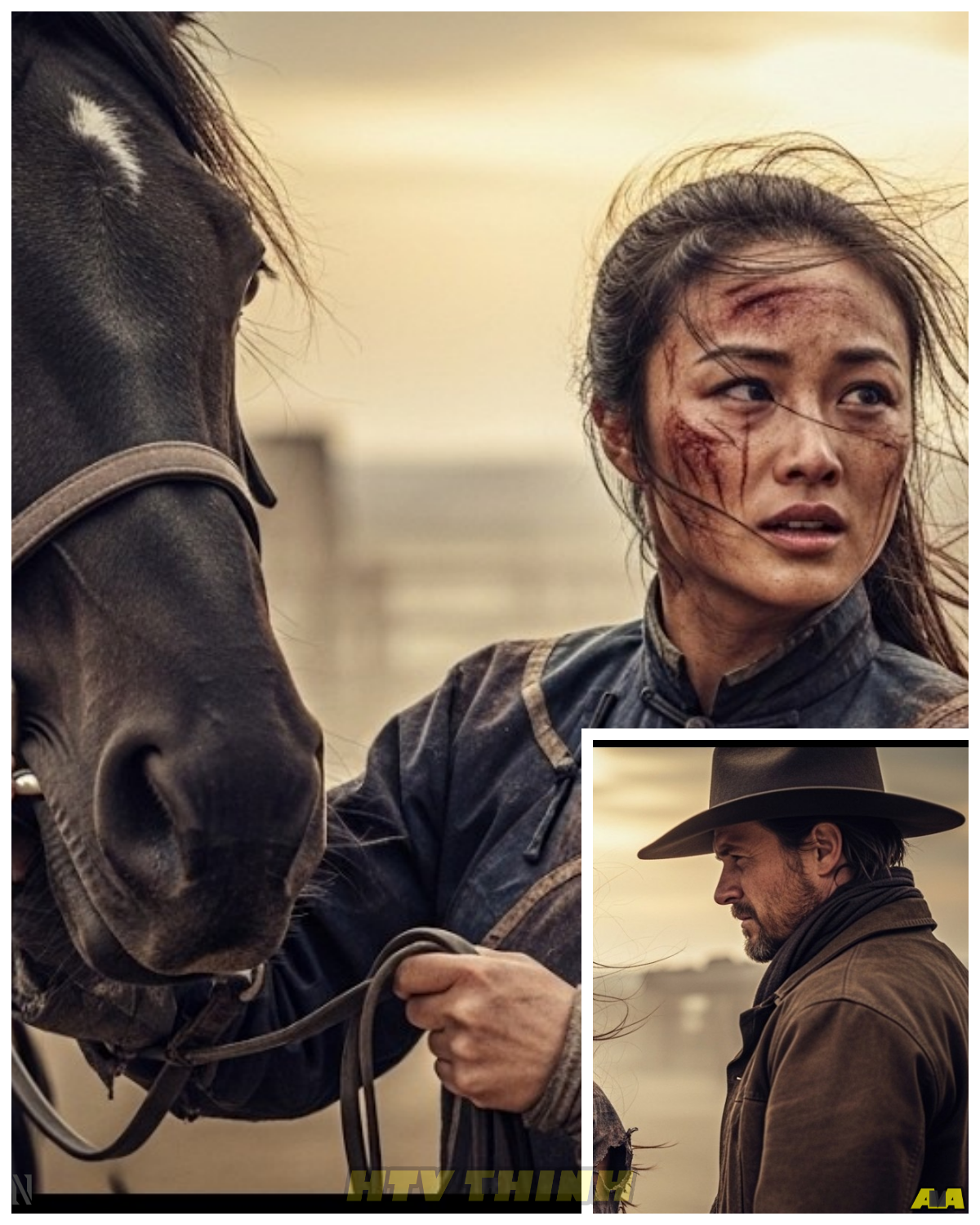 “Ride My Dead Husband’s Stallion!” The Beaten Chinese Widow Spat – One Cowboy Changed Everything