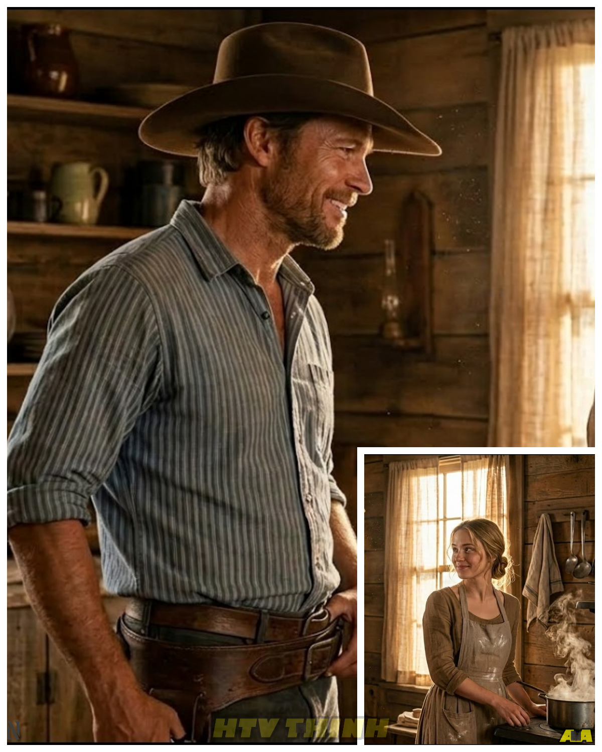 A Widow Offered to Cook for Shelter — But the Cowboy Asked for Laughter… and Gave Her a Home