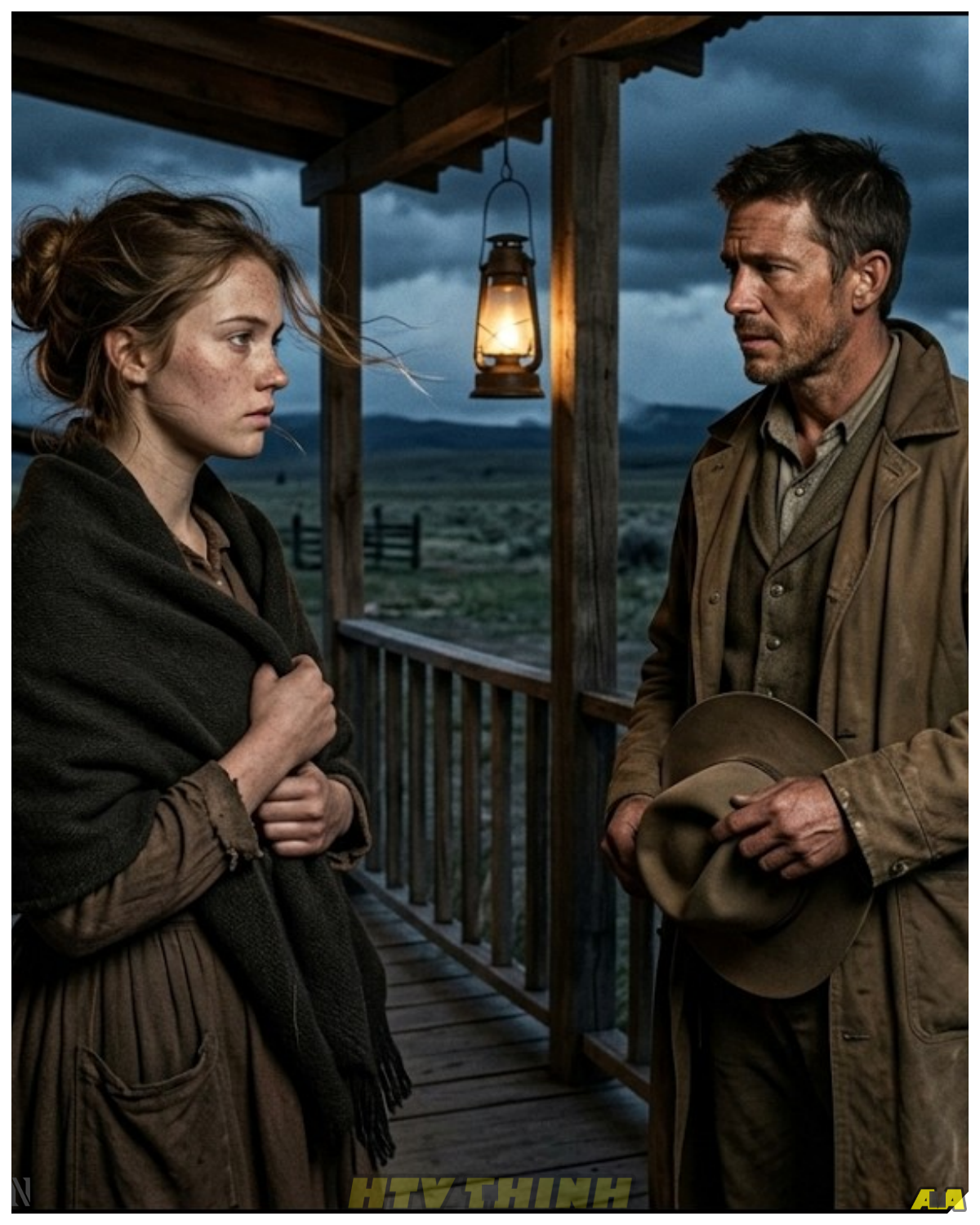 A Lonely Rancher knocked on Her Door… Then the Widow Noticed the Girl Behind Him