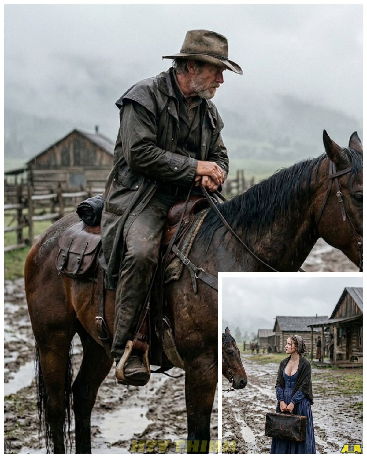 Lone Cowboy Discovered Abandoned Mail-Order Bride in Storm — Not Knowing Faith Was All She Had Left!