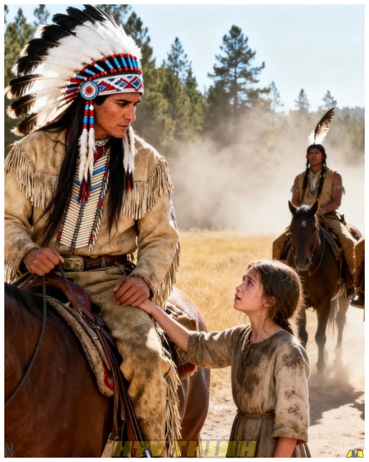 They Hung My Mom On A Tree, Save Her!” The Little Girl Begged A Lakota Warrior—Then 99 Warriors Came