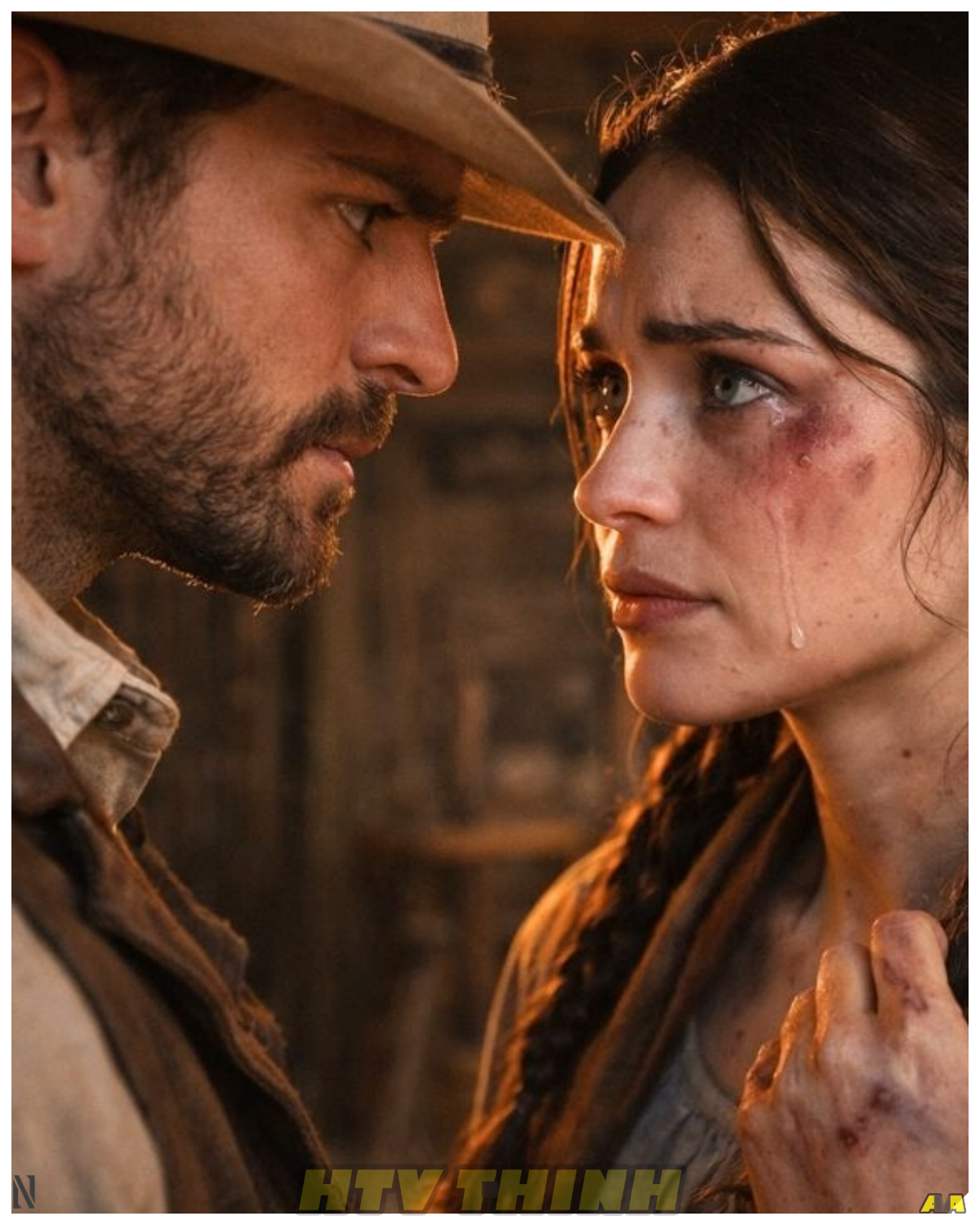 “Bruises Beneath Her Dress—The Mail-Order Bride’s Dark Secret Revealed By The Cowboy’s Question!”