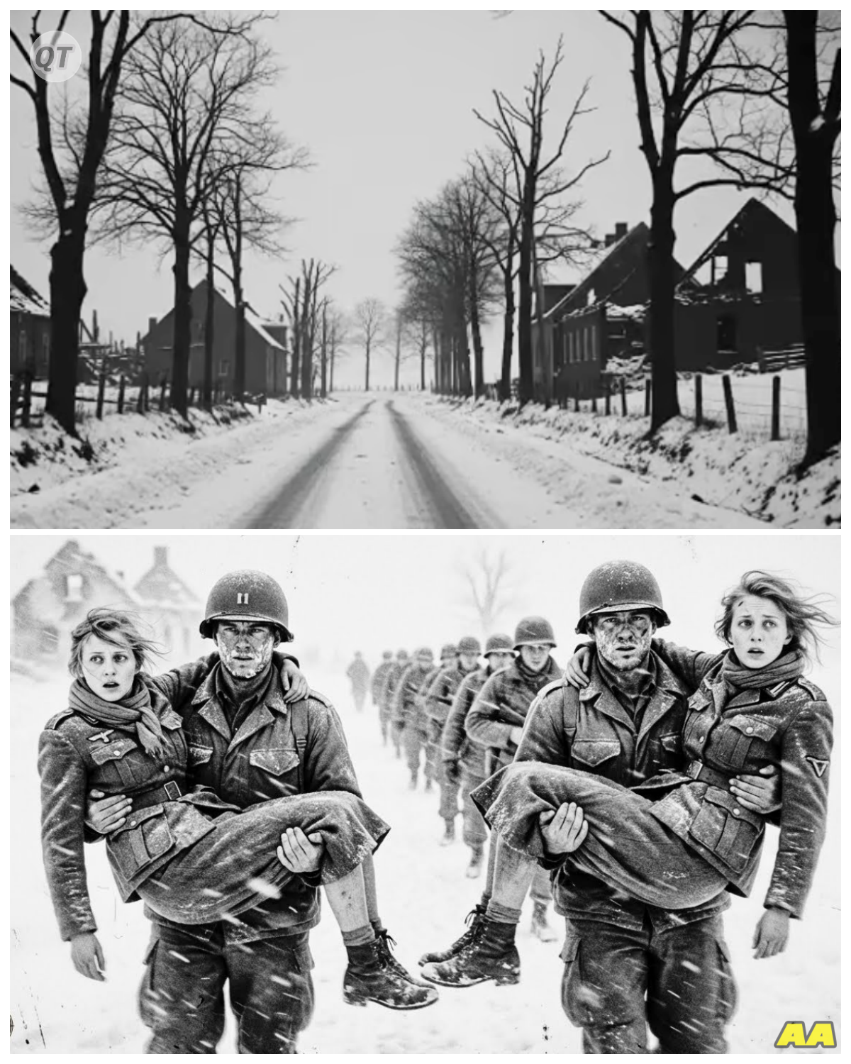 “They’ll Leave Us to Freeze” — German Women POWs Carried by U.S. Soldiers in a Blizzard-ZZ