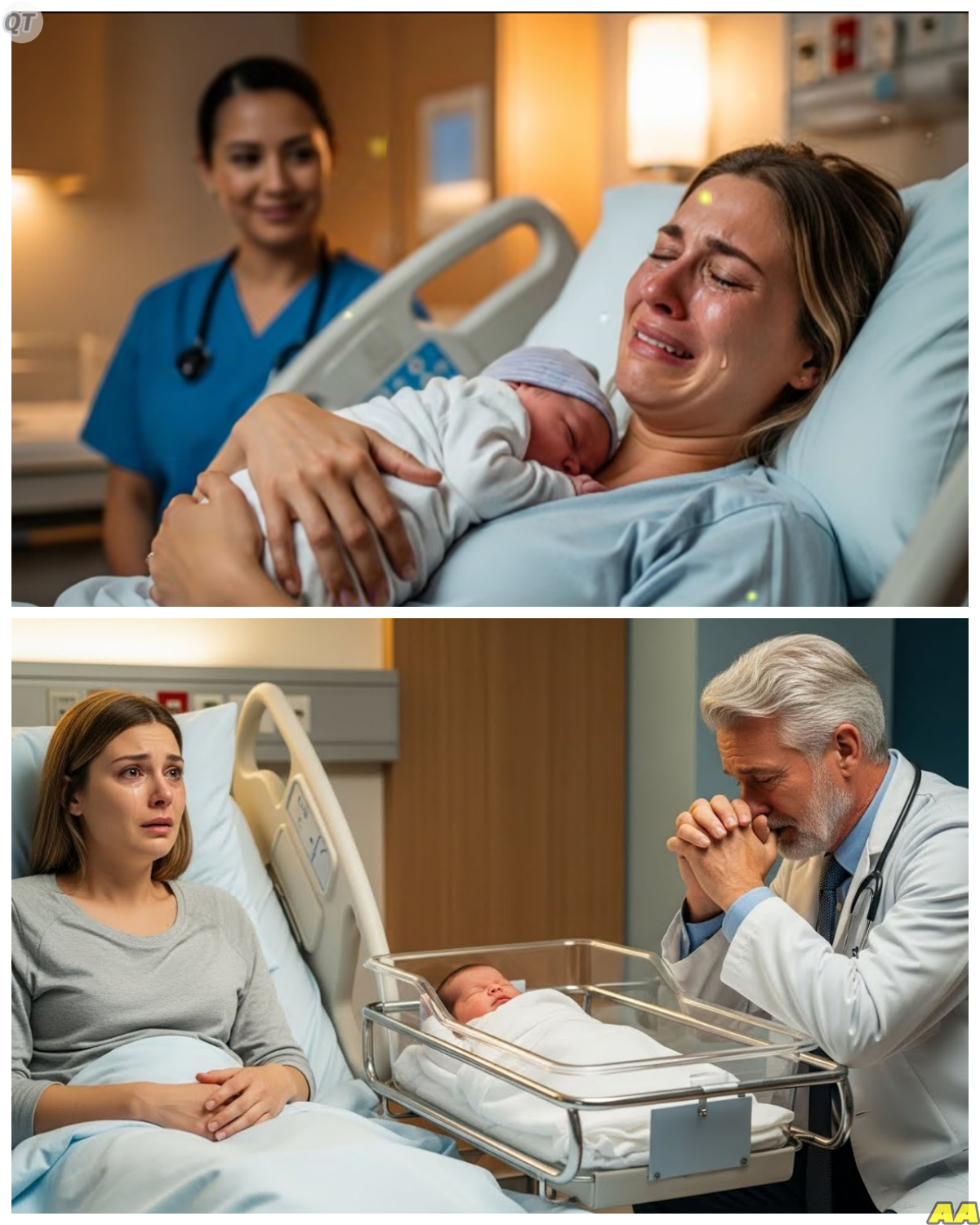 She Arrived At The Hospital Ready To Give Birth Expecting Joy And Relief But The Moment The Doctor Saw The Child He Froze And Began To Cry In A Way That Left Everyone In The Room Silent And Uneasy -KK What should have been a routine delivery filled with celebration quickly shifted into something no one was prepared for as the doctor’s reaction raised questions that no one could immediately answer. The full story is in the comments below.