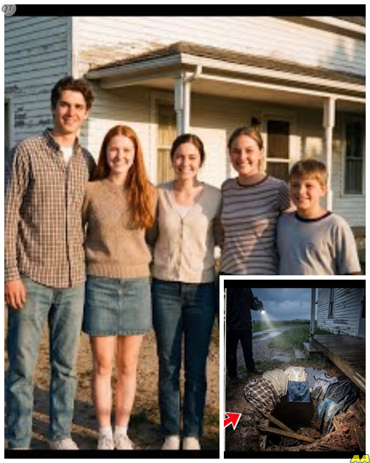 Five Cousins Disappeared Without A Trace After A Quiet Farm Reunion Leaving Behind A Mystery That Haunted An Entire Family For Decades Until 29 Years Later A Sudden Flood Revealed Something That Should Have Stayed Buried -KK For years there were no answers only silence and speculation until nature itself uncovered a clue that forced everyone to confront what may have really happened that night. The full story is in the comments below.