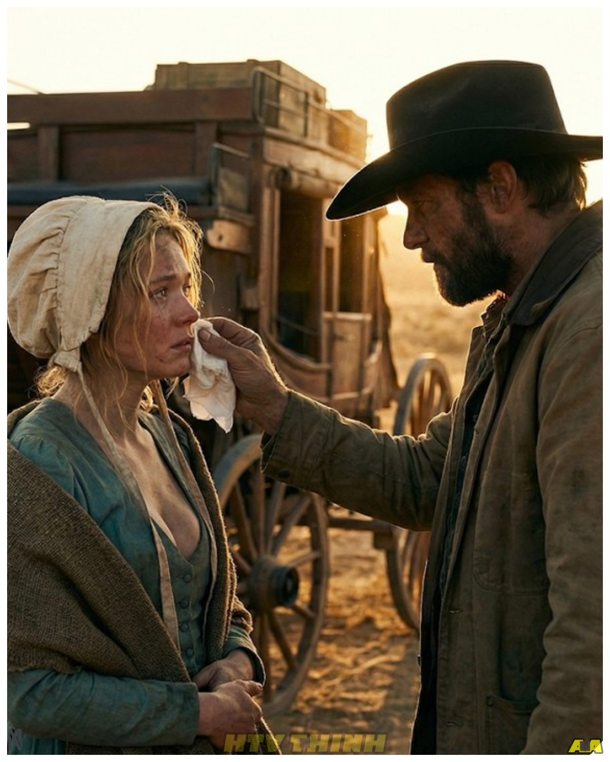 Mail-Order Bride Arrived Crying — The Cowboy Whispered, “You Don’t Have To Pretend”… And She Lost It