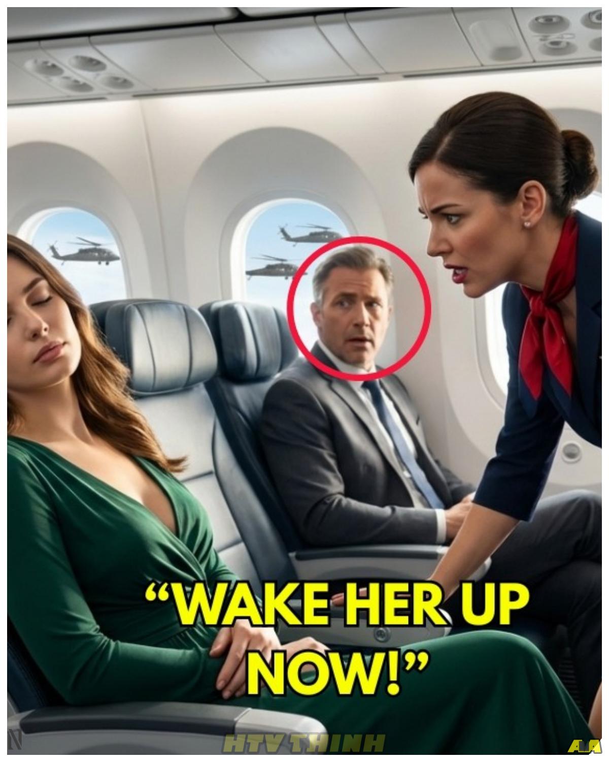 She Was Sleeping in Seat 7C — Autopilot Failed, Black Hawks Radioed: Wake Her Up, NOW