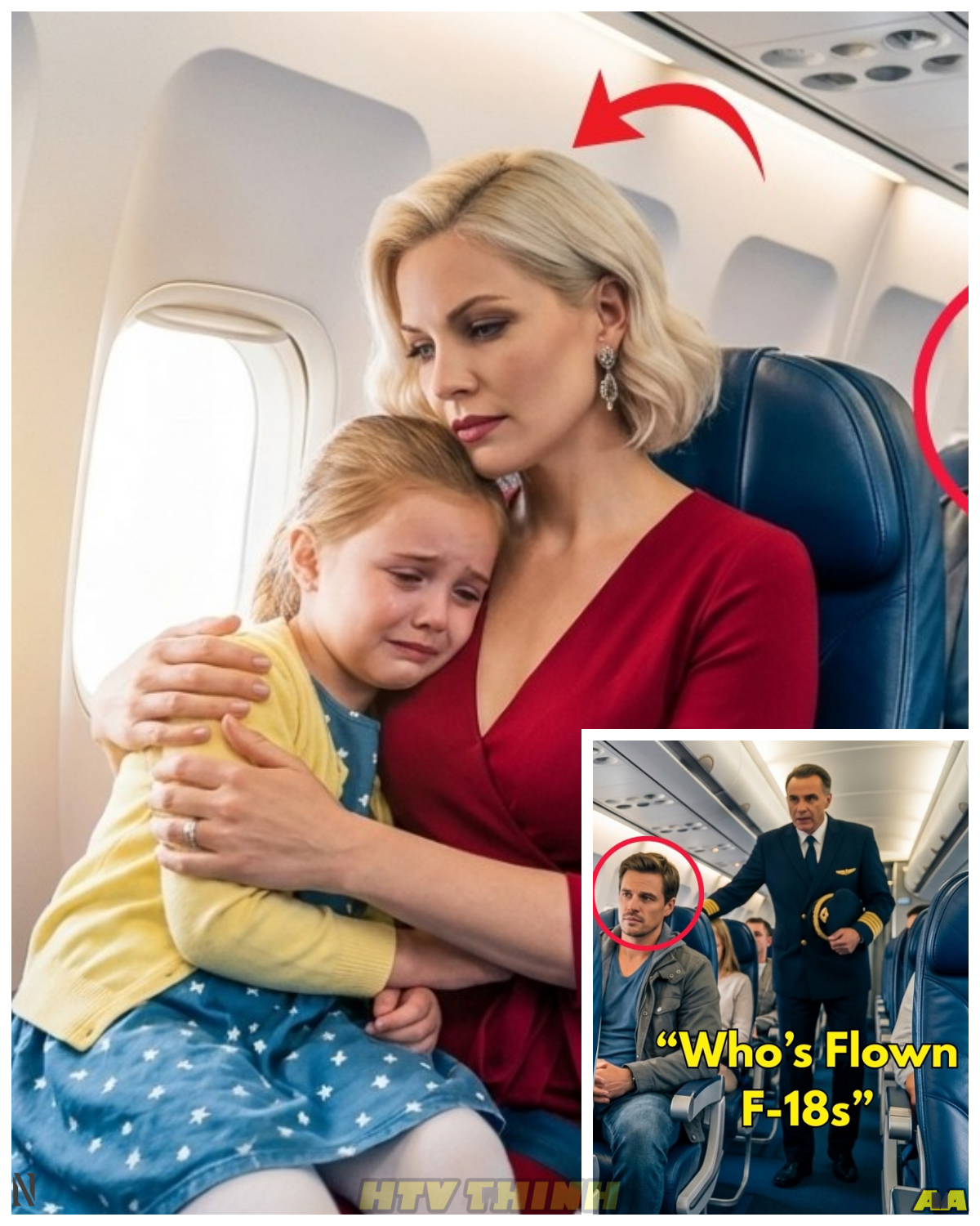 Autopilot Died Mid-Flight — Single Mom in Seat 12C, Captain Asked: Anyone Flown F-18s? She Answered