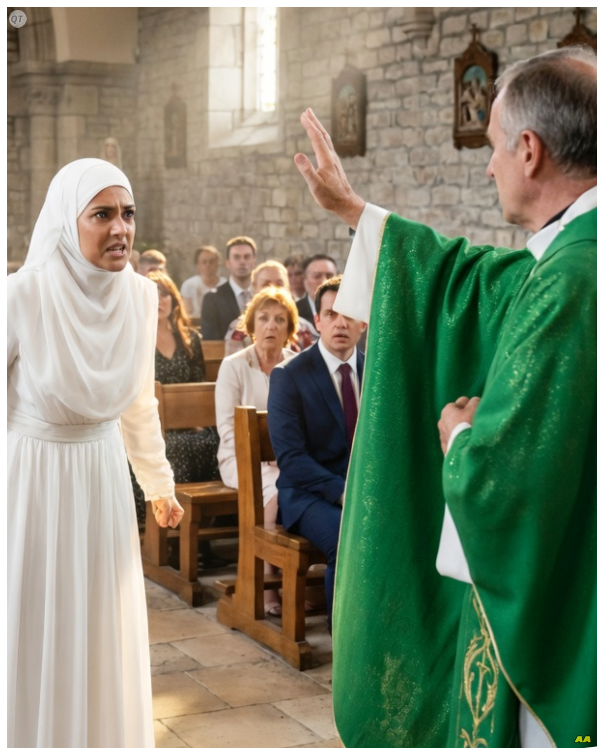 Muslim Woman Storms Church Then This Happens