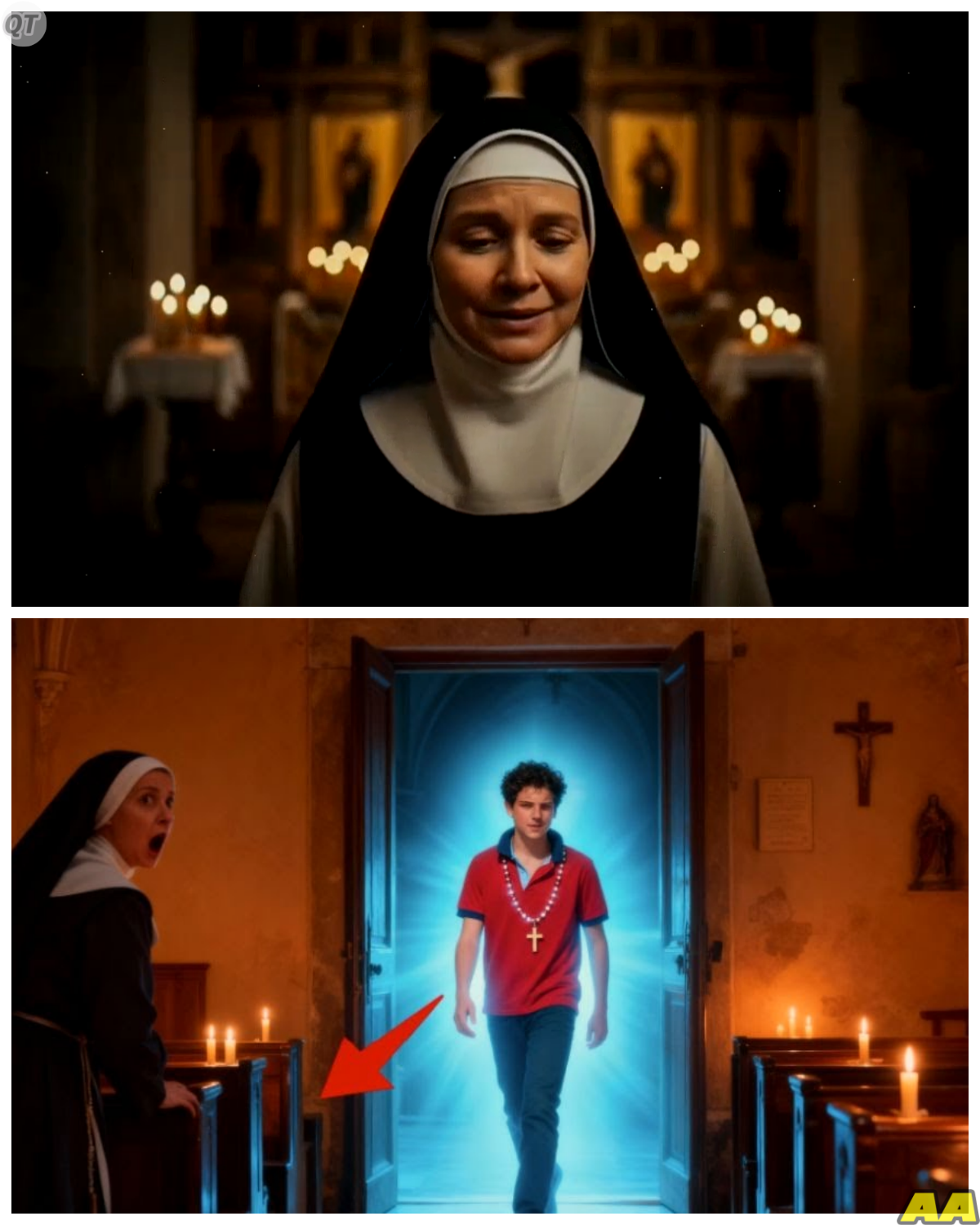 A Nun Heard Footsteps Echo Through an Empty Chapel Late at Night, But What She Saw Next Left Her Frozen as Carlo Acutis Appeared Walking Inside as If He Had Never Left -KK It started as a sound she couldn’t ignore, slow, deliberate steps where no one should have been, but when she turned, what she saw didn’t make sense. The figure moved calmly, almost peacefully, yet carried a presence that made the moment feel heavier than reality itself. She would later struggle to explain whether it was a vision, a memory, or something far more unsettling that defied everything she believed. The full story is in the comments below.