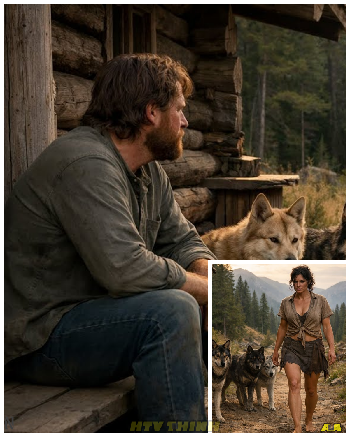 Mountain Man Hid From the World… Until He Found a GIRL Raised by WOLVES in the High Mountains