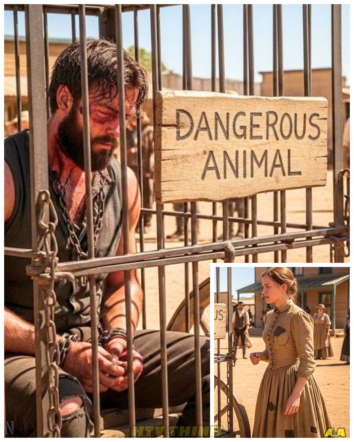 “He’s Not an Animal!” She Cried — She Gave Up Her Wedding Ring to Save a Broken Man