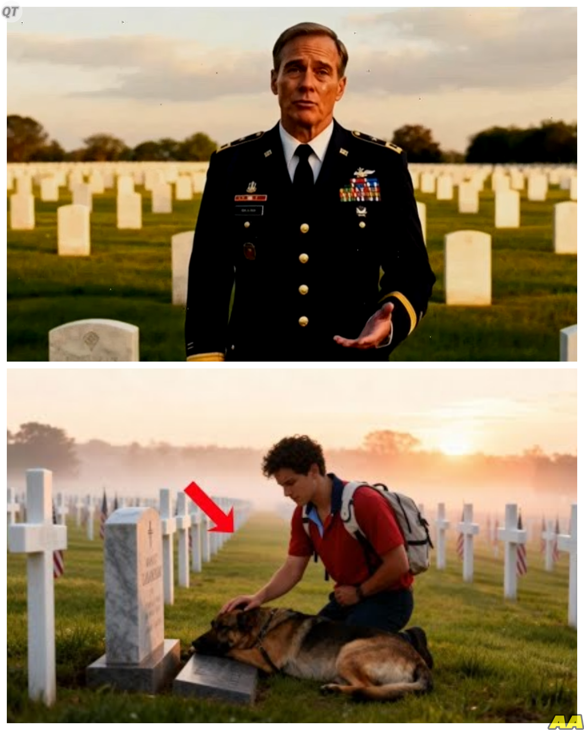 A Loyal K9 Refused to Leave Its Fallen Handler’s Grave for Days, Ignoring Every Command, Until Carlo Acutis Appeared, Knelt Beside the Dog, and Whispered “He’s Still on Duty,” Triggering a Reaction No One Could Explain -KK At first, it seemed like pure grief, the kind of loyalty that doesn’t understand loss, but something about the moment felt different. The dog had resisted everyone, unmoved and unshaken, until that quiet whisper broke through the silence. What followed wasn’t just obedience, it was something deeper, leaving witnesses unsure whether they had just seen instinct or something far more mysterious. The full story is in the comments below.