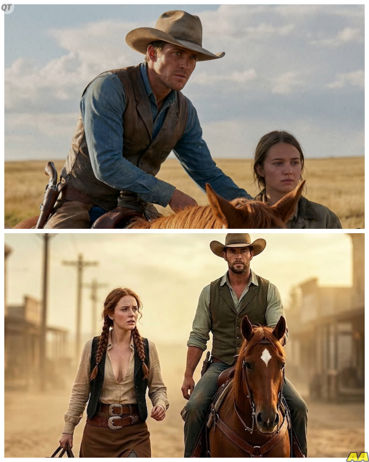 She Packed Her Things and Tried to Leave Town Without Saying Goodbye, Believing She Had No One Left, Until a Silent Cowboy Appeared Riding Beside Her and Promised “Never Alone Again” in a Way That Changed Everything -KK It was meant to be a quiet escape, no witnesses, no questions, just distance from everything she wanted to forget, but the road had other plans. When he appeared, there was no explanation, no introduction, just a presence that felt both unexpected and strangely familiar, turning a lonely departure into something far more complicated. The full story is in the comments below.