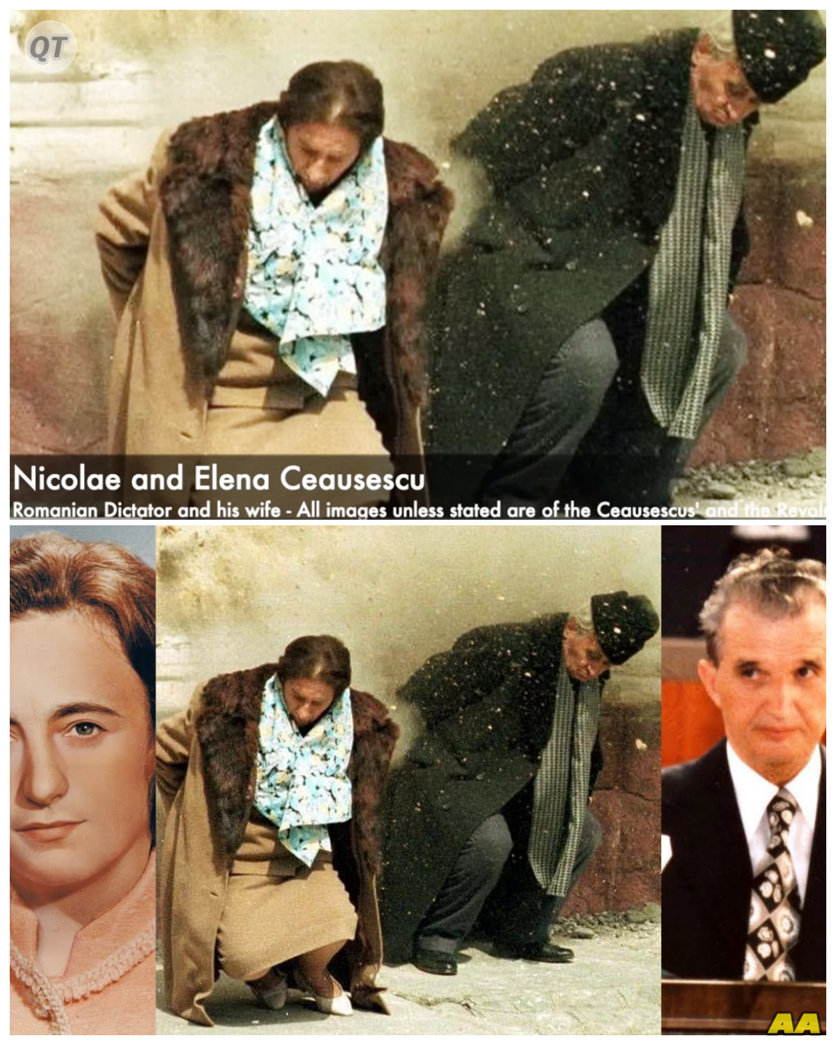 Brutal Execution Of Nicolae And Elena Ceausescu – The Romanian Dictators-ZZ
