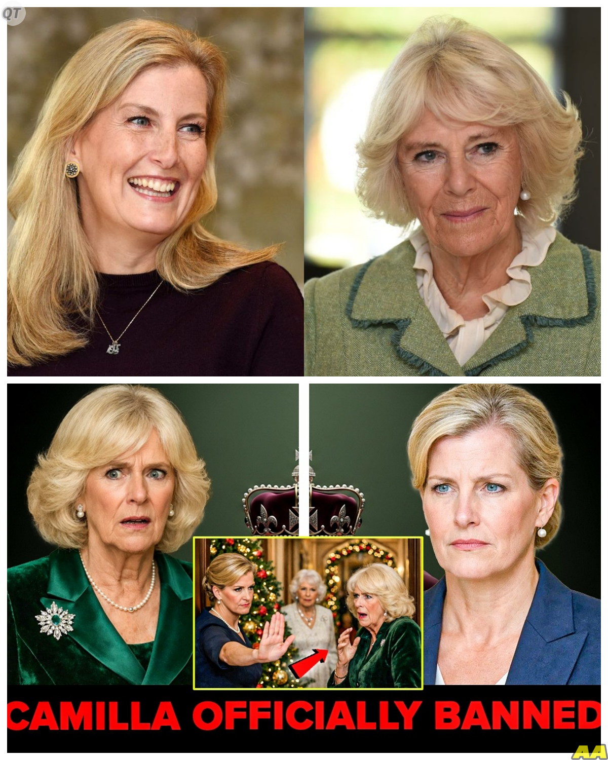 Sophie, Duchess of Edinburgh Reportedly CONFIRMS Queen Camilla Has Been Banned From All Royal Family Christmas Gatherings in a Stunning Holiday Fallout That Exposes Deepening Tensions, Private Disputes, and a Shock Decision That Turns the Most Sacred Royal Tradition Into a Battleground of Loyalty, Power, and Unspoken Resentments -KK What should have been a season of unity and quiet celebration is now whispered to be anything but, with insiders claiming the festive spirit has been replaced by cold silences and strategic exclusions as one revelation threatens to unravel the carefully curated image of royal harmony. The full story is in the comments below.