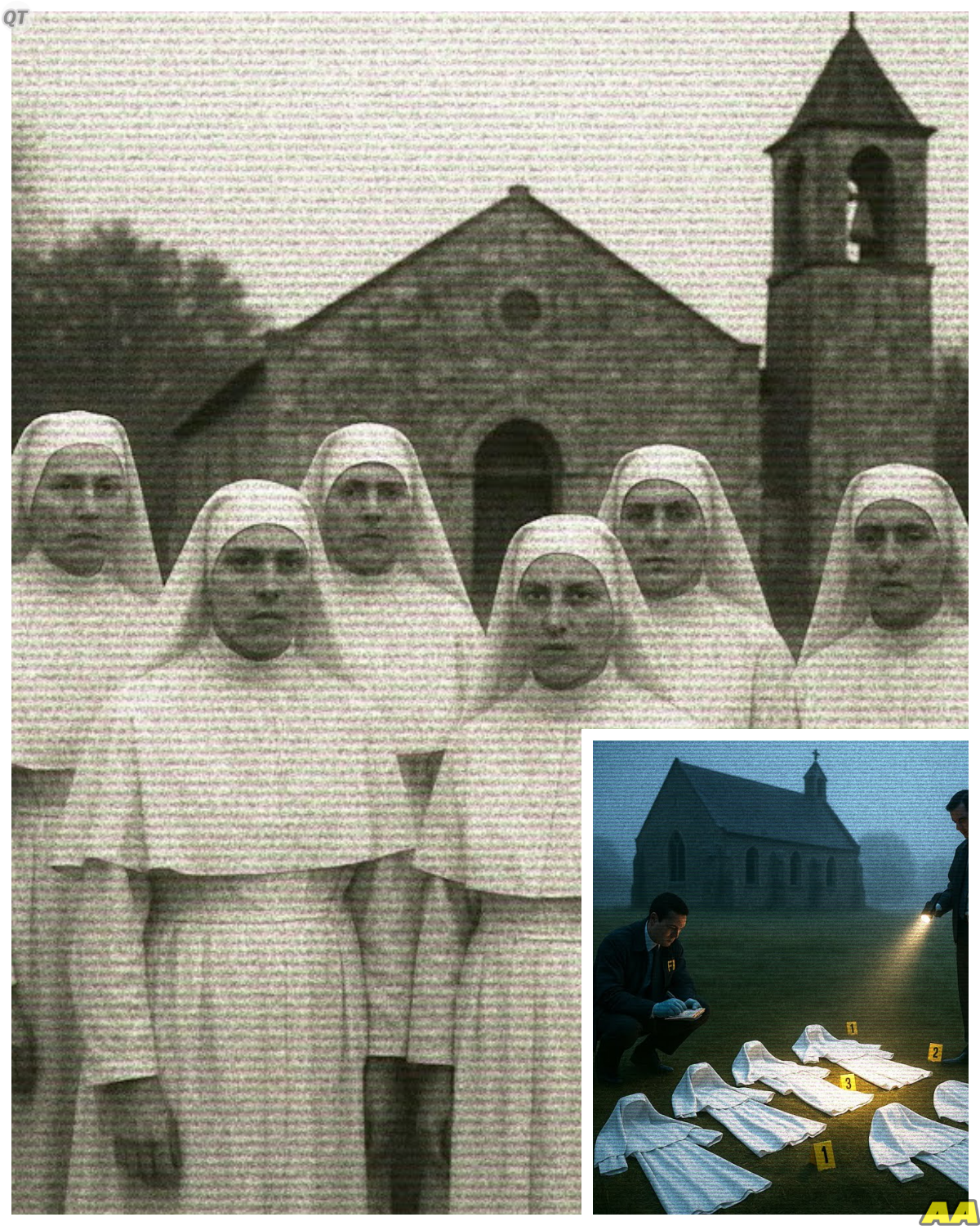 Six Nuns Vanished Moments After the Church Bells Rang in 1922 and for 103 Years Silence Covered the Truth Until a Historian’s Discovery Shattered Everything the Church Thought It Knew -KK It was supposed to be an ordinary evening marked by prayer and routine but when the bells echoed through the halls something changed and by morning six women were gone without a trace leaving behind a mystery buried so deeply that only now with new evidence emerging is the story beginning to surface in a way no one expected. The full story is in the comments below.