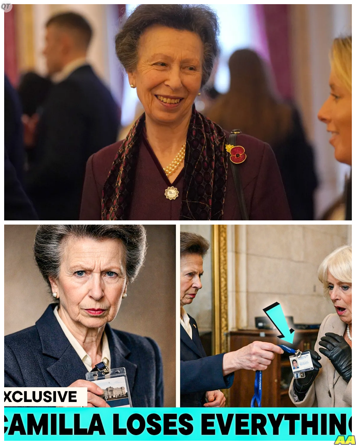 Princess Anne’s ALLEGED Power Move Sends Shockwaves Through the Palace as Camilla Is Reportedly STRIPPED of Key Security Privileges, Igniting a Silent War Behind Closed Doors That No One Was Meant to Witness -KK In a twist that feels ripped straight from a royal thriller, whispers claim that Princess Anne has stepped into a role far more assertive than anyone expected, allegedly challenging the balance of protection and privilege, while Camilla finds herself suddenly exposed in ways that raise questions, spark fear, and leave insiders wondering who truly holds the authority now. The full story is in the comments below.