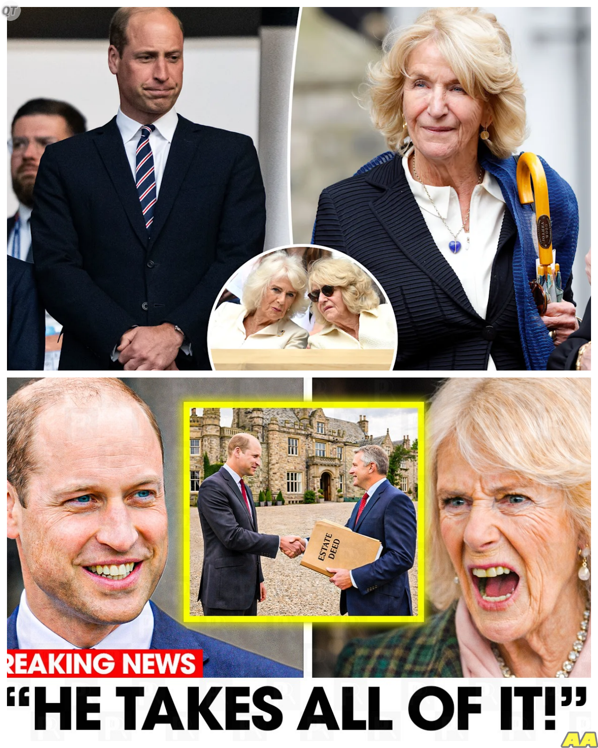 William Becomes the New Custodian of the Queen’s Estate as Shock Ripples Through Royal Circles and Camilla’s Inner Circle Is Left Reeling, With Insiders Whispering That a Quiet but Monumental Shift in Power Has Just Redrawn the Map of Royal Influence -KK In a turn that feels both inevitable and deeply disruptive, the narrative suggests a carefully orchestrated transition where Prince William steps into a position of immense responsibility, while those closest to Camilla are said to be blindsided, sparking a wave of uncertainty, speculation, and emotional fallout as the balance of legacy and authority tilts in a direction few expected. The full story is in the comments below.