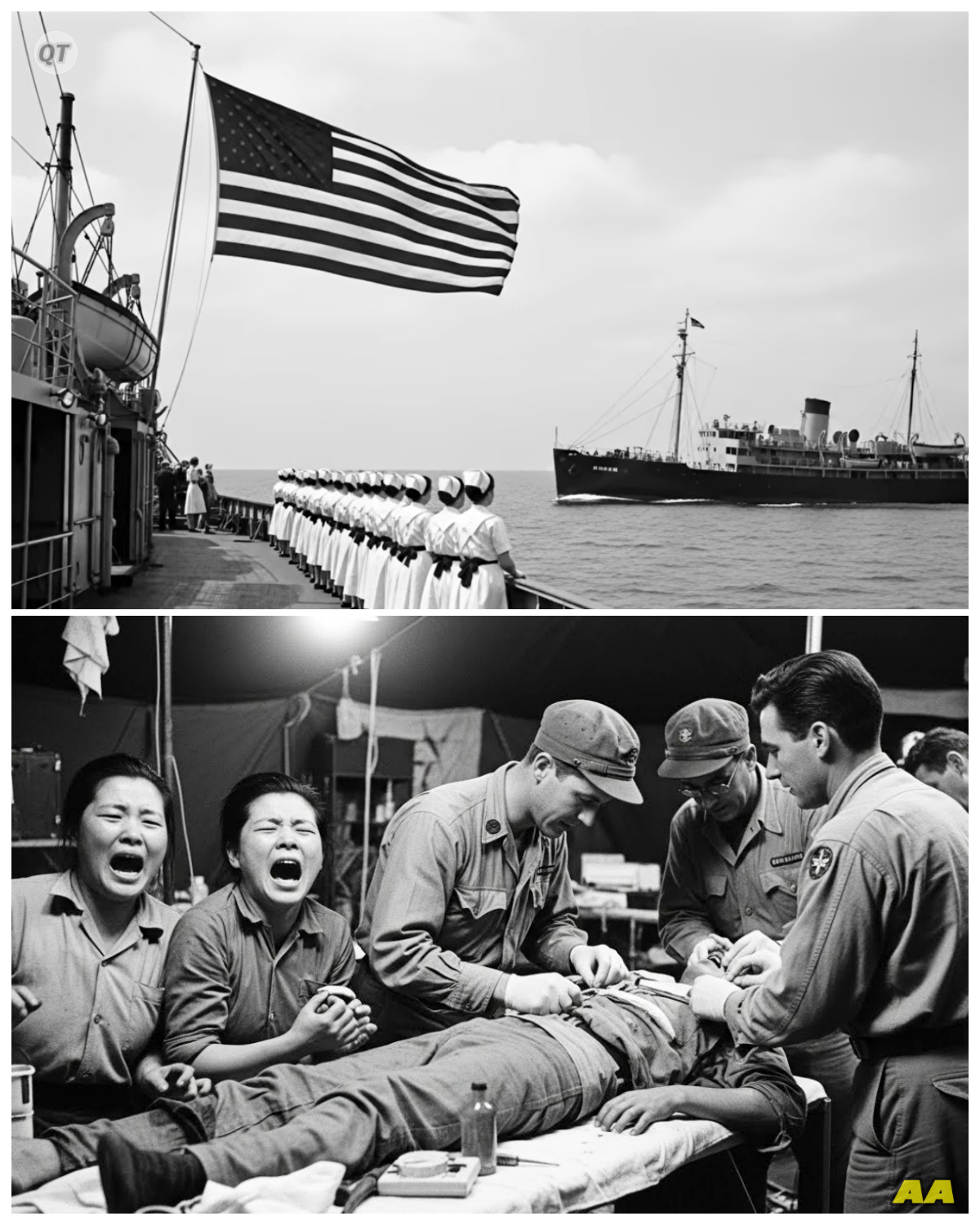 Japanese Women POWs Screamed in Shock When American Doctors Saved Their Enemy Soldiers-ZZ