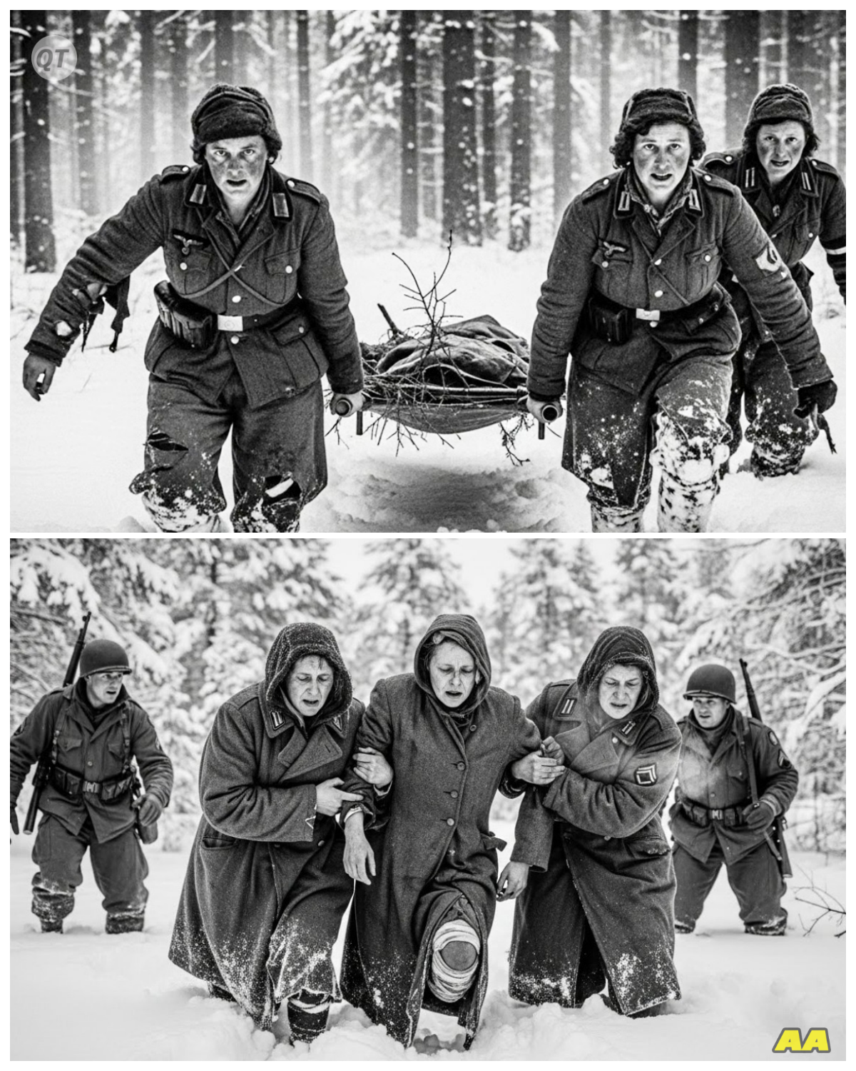 “Her Legs Are Broken” — German Women POWs Dragged Their Friend Through Snow Until Americans Found-ZZ
