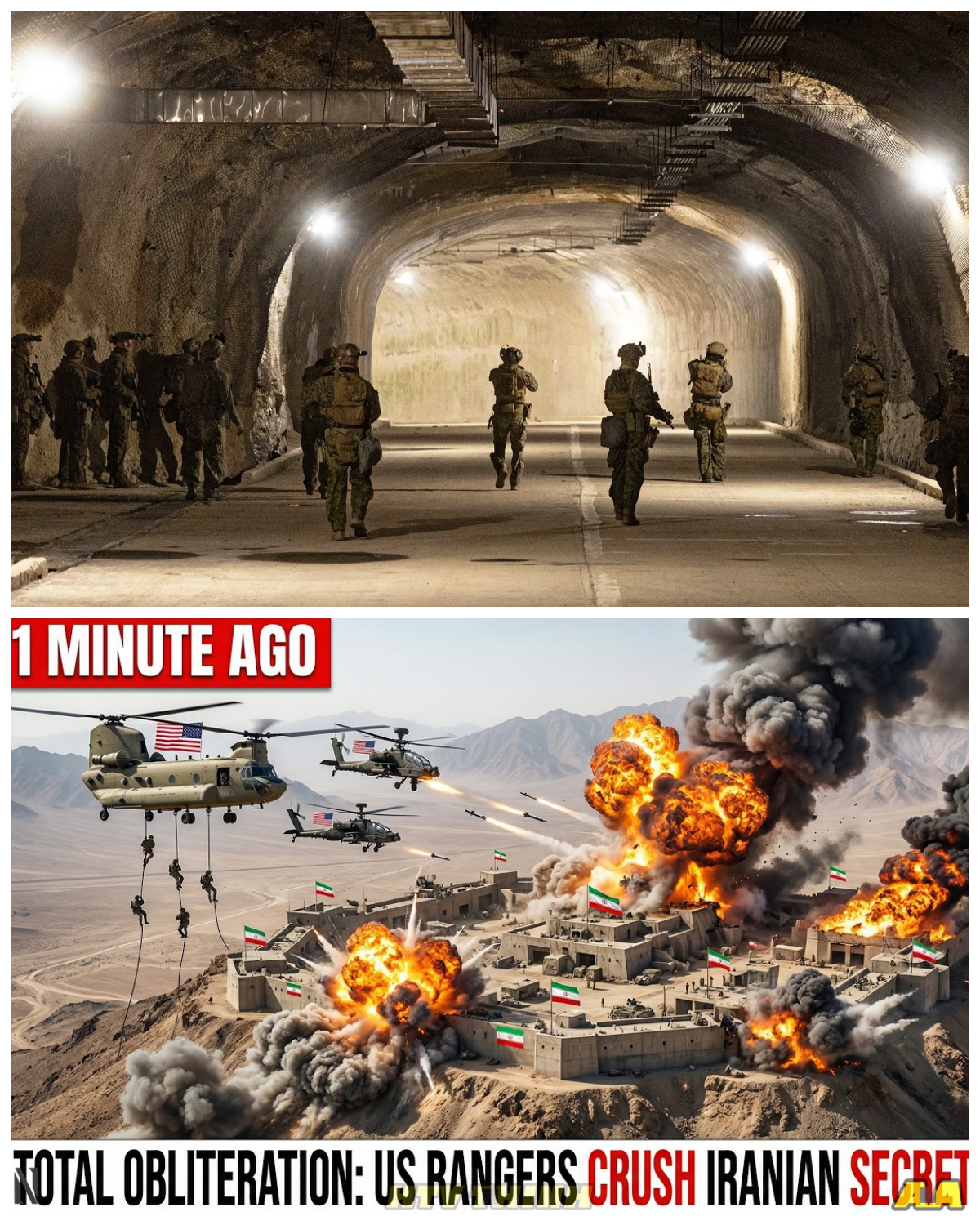 US RANGERS “OBLITERATE” IRANIAN SECRET BASE – THE OPERATION THAT SOUNDS DECISIVE BUT LEAVES CRUCIAL QUESTIONS UNANSWERED A dramatic claim is spreading fast, alleging that elite units from the United States Army Rangers carried out a strike on a so-called “secret base” in Iran, instantly capturing global attention. At first, it sounds like a high-impact operation straight out of a military briefing, but then the details begin to blur as confirmation remains unclear and reports vary widely. The twist? What’s being described may not be supported by verified information, raising questions about how quickly such narratives take hold. As reactions intensify and speculation spreads, one question keeps surfacing—what actually happened, and how much of this story is based on confirmed facts versus amplified claims?