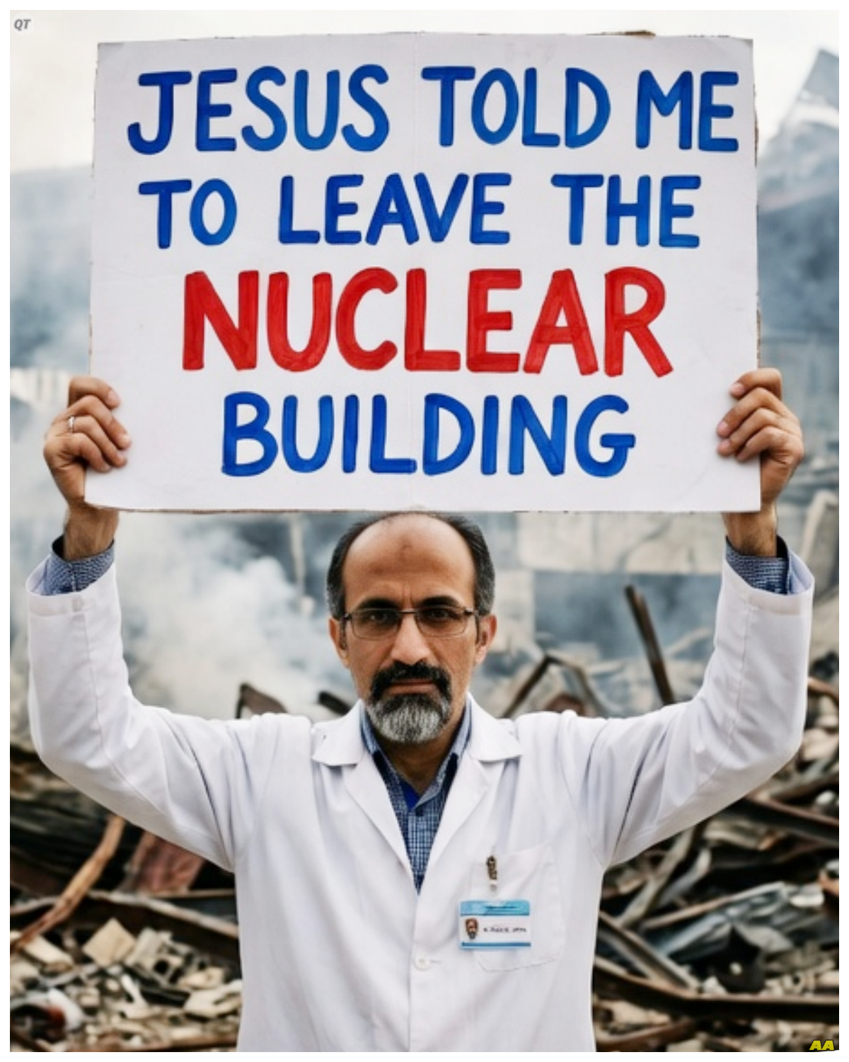 Iranian Nuclear Scientist Goes Viral: “JESUS Told Me to Leave — 6 Hours Later the Building Was Gone”