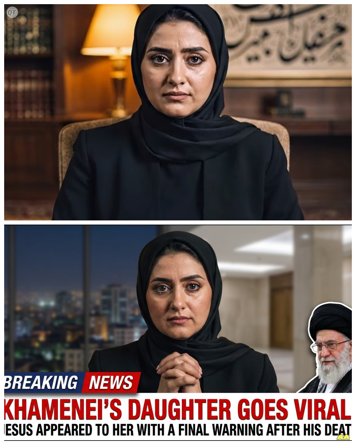Khamenei’s Daughter: “After My Father’s Death, Jesus Appeared & Said He Will Take Over Iran”