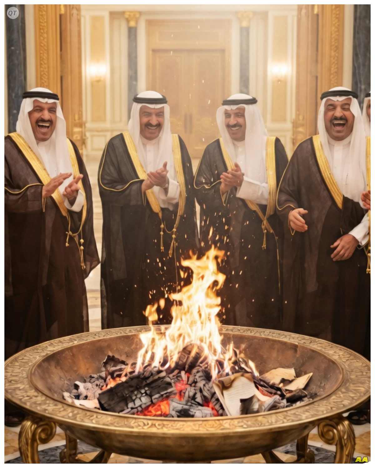 Saudi Royals Burned 50 Bibles For Fun Then JESUS Appears in Their Palace