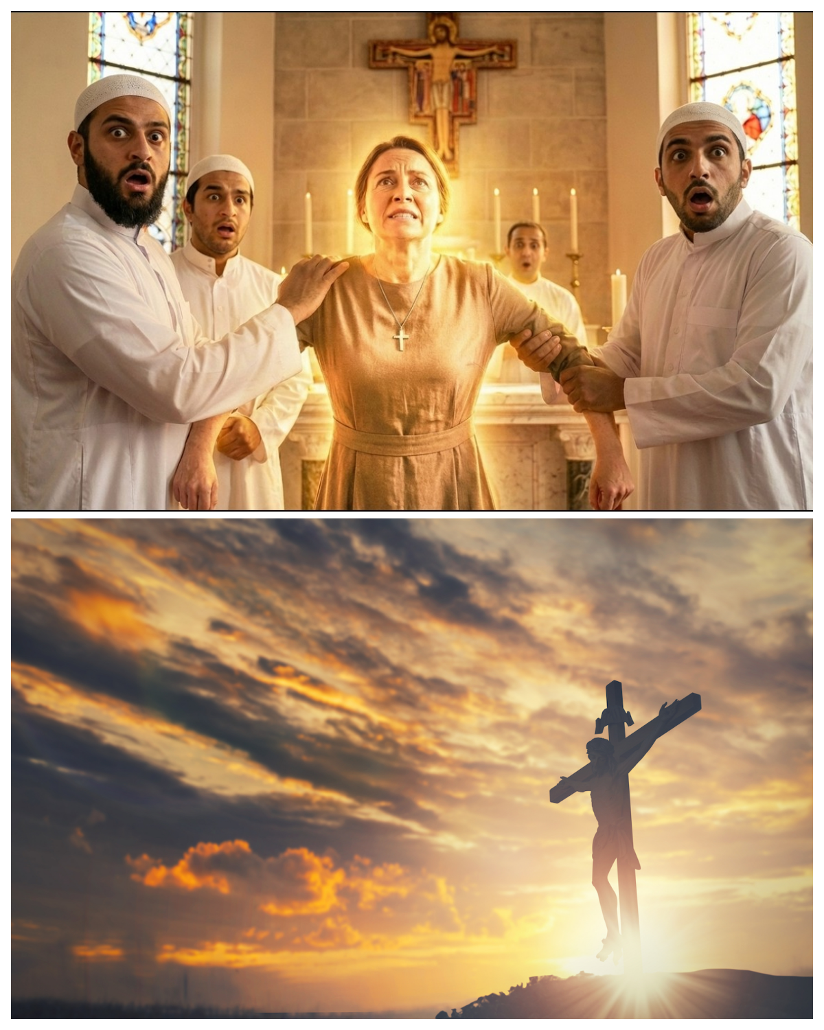 We Tried to Take Something Sacred — But What Happened Next Left Everyone Frozen… How Do You Explain What She Said?  What began as a tense confrontation quickly turned into something no one could understand. Witnesses describe a moment where everything shifted—when a woman suddenly spoke words no one recognized, leaving the room in stunned silence. Was it fear, emotion, or something that defies explanation? Why is this story spreading so rapidly across the internet right now? DISCOVER the FULL STORY and CLICK the article link in the comments before it disappears.