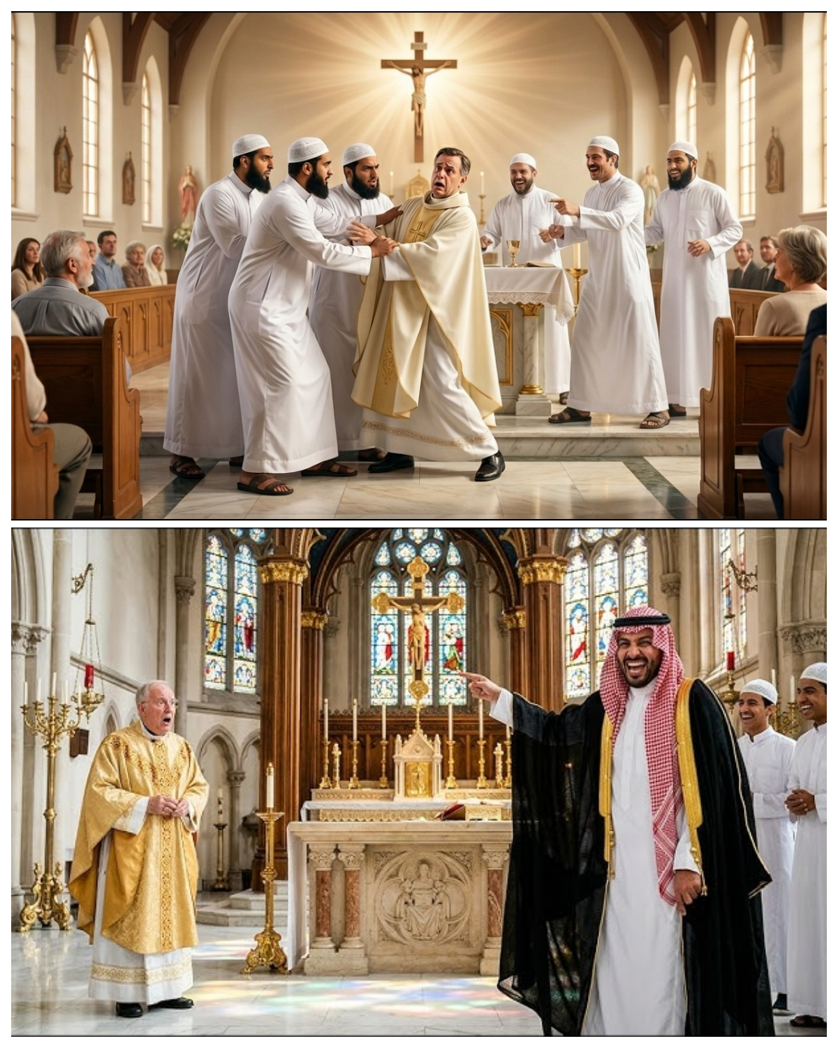 We Grabbed the Priest at the Altar and Then Light Flooded the Entire Church