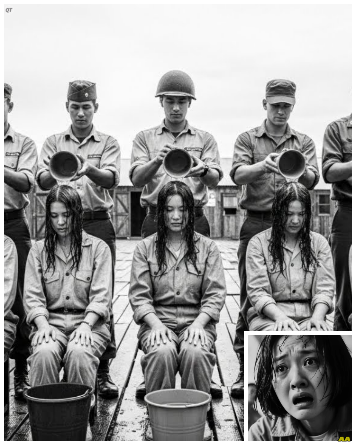 “We Are Unclean,” — Japanese POW Women Refused New Clothes Until American Soldiers Washed Their Hair