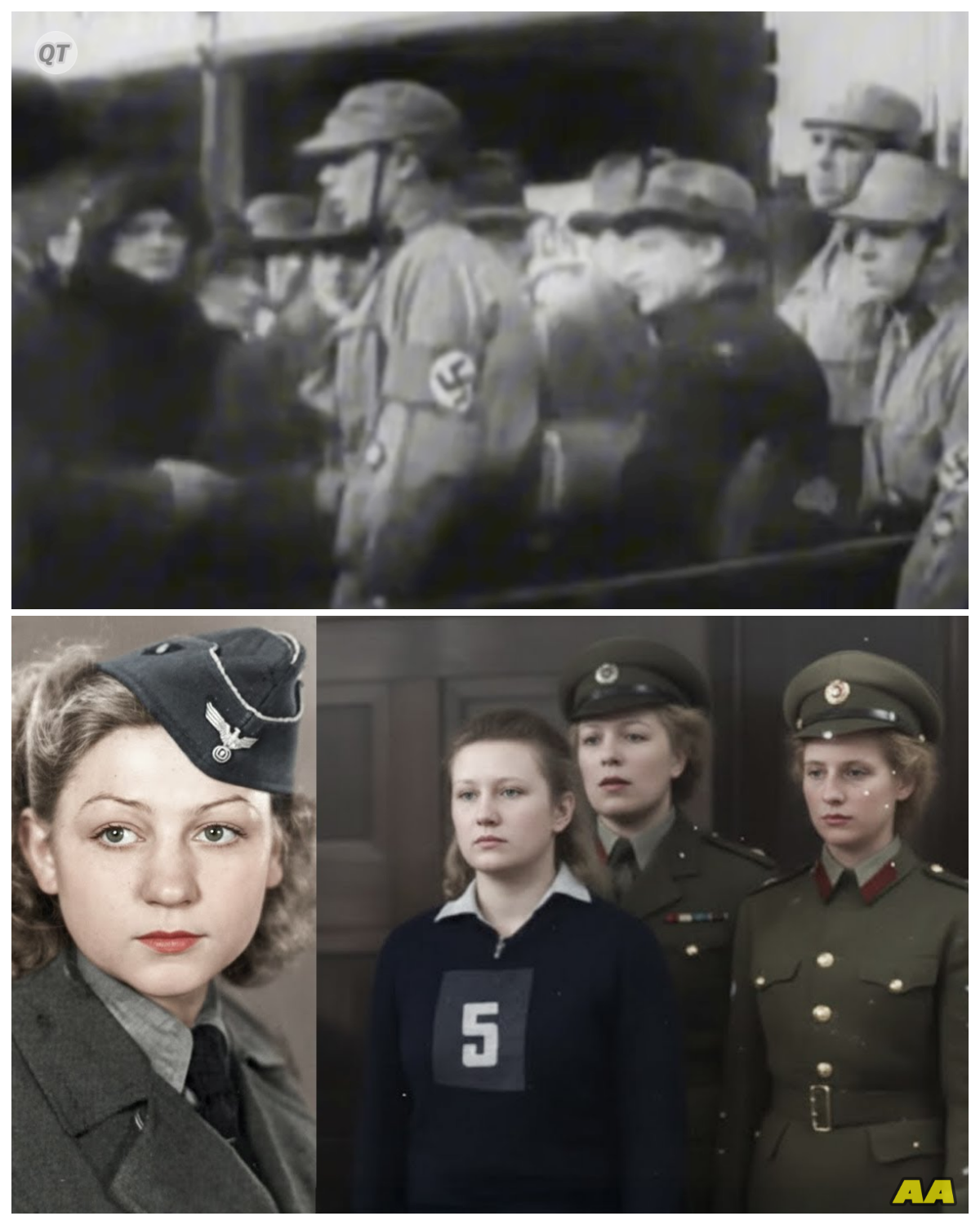 Execution of Dorothea Binz: Female Nazi Guard Notorious for Abusing Prisoners-ZZ
