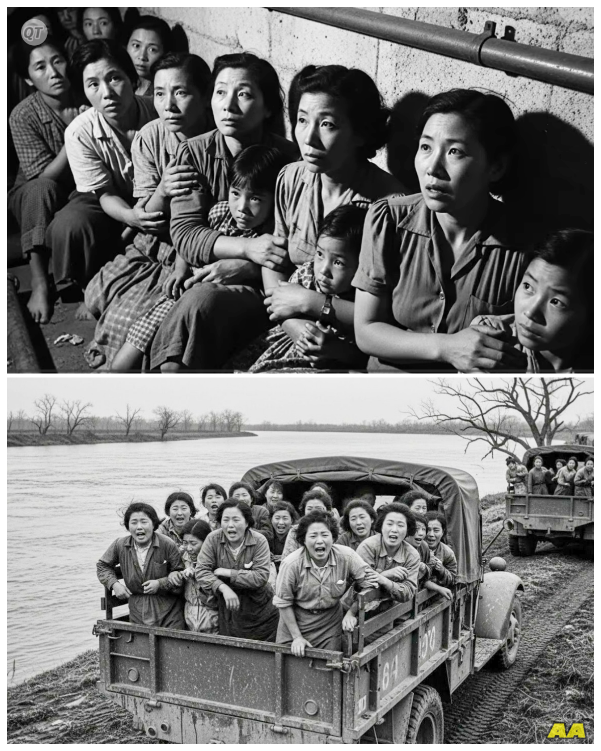 “‘THEY’RE GOING TO DROWN US!’ — Japanese Women POWs SCREAMED as Trucks Approached the River-ZZ