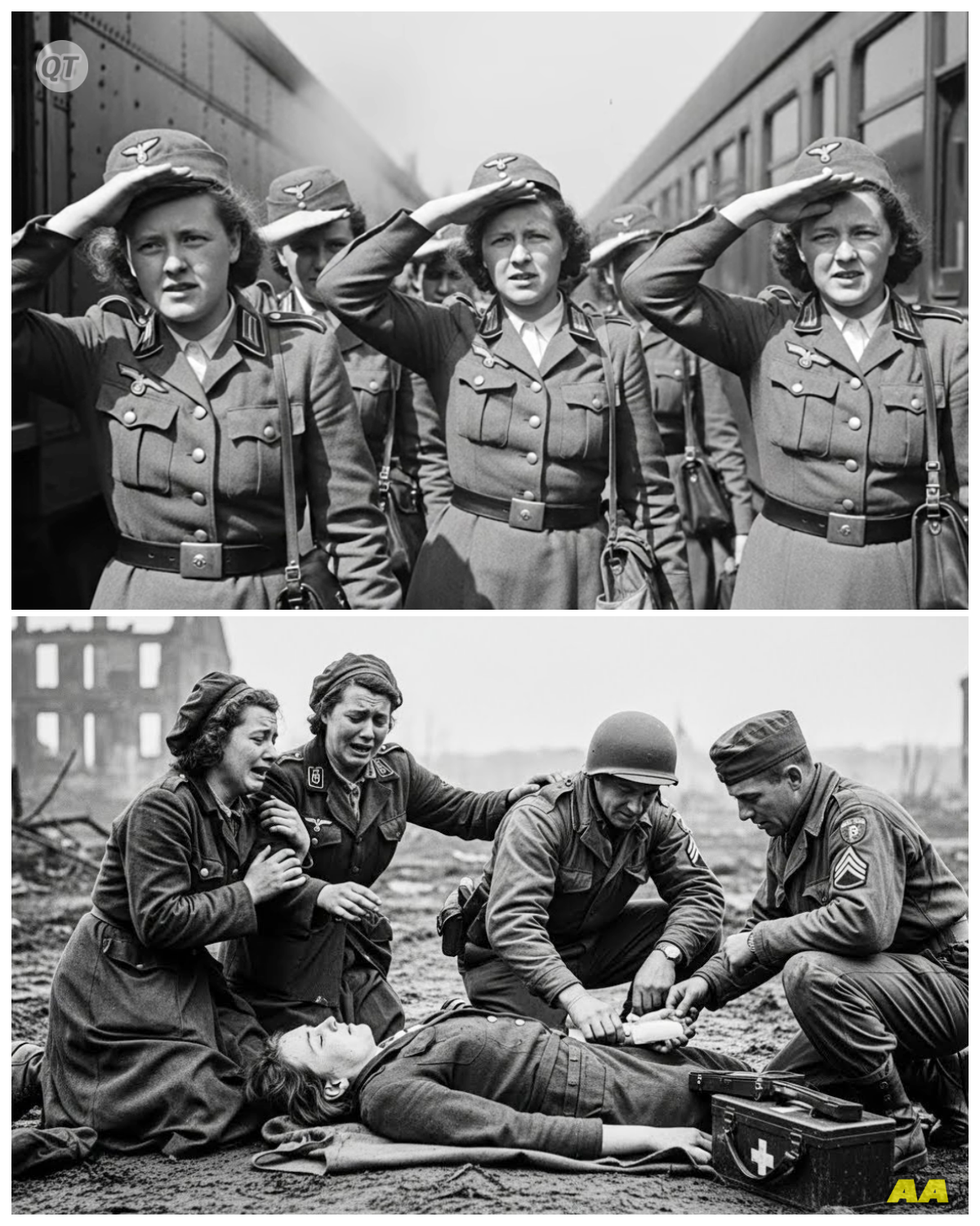 “Don’t Let Them Touch Her Body!” — German POWs Sobbed Over Dead Friend, U.S. Medics Found a Pulse-ZZ