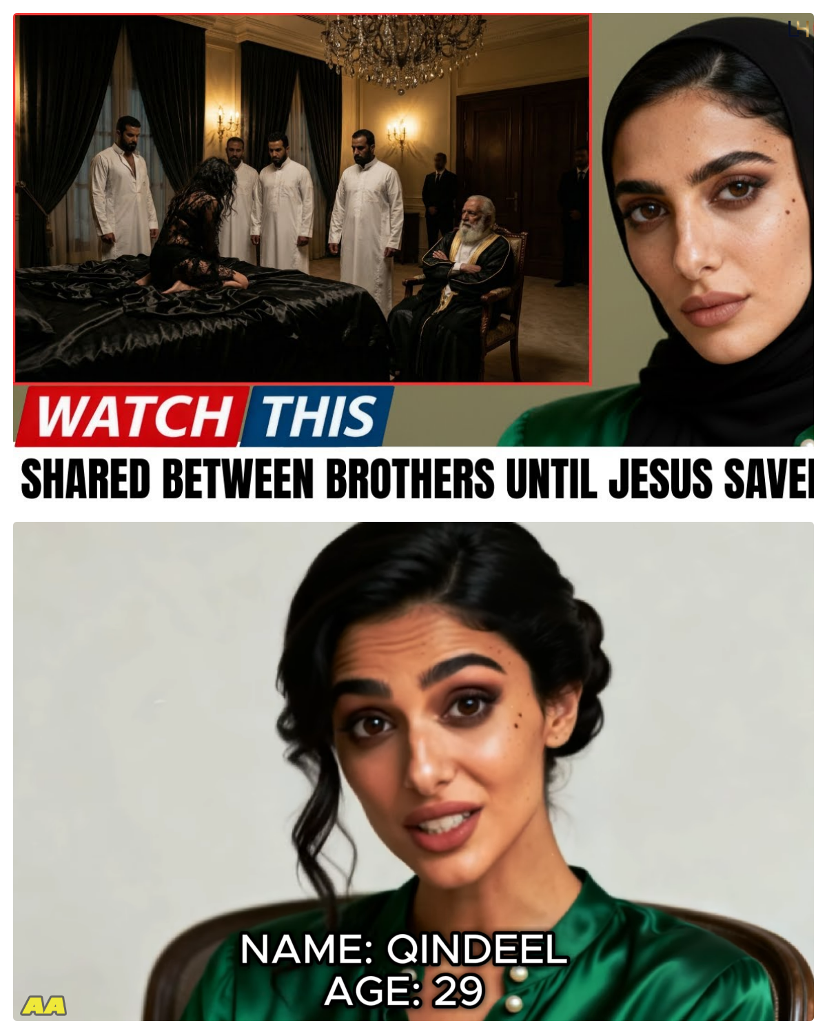 Saudi Princess Shared Between Brothers Until She PRAYED TO JESUS…