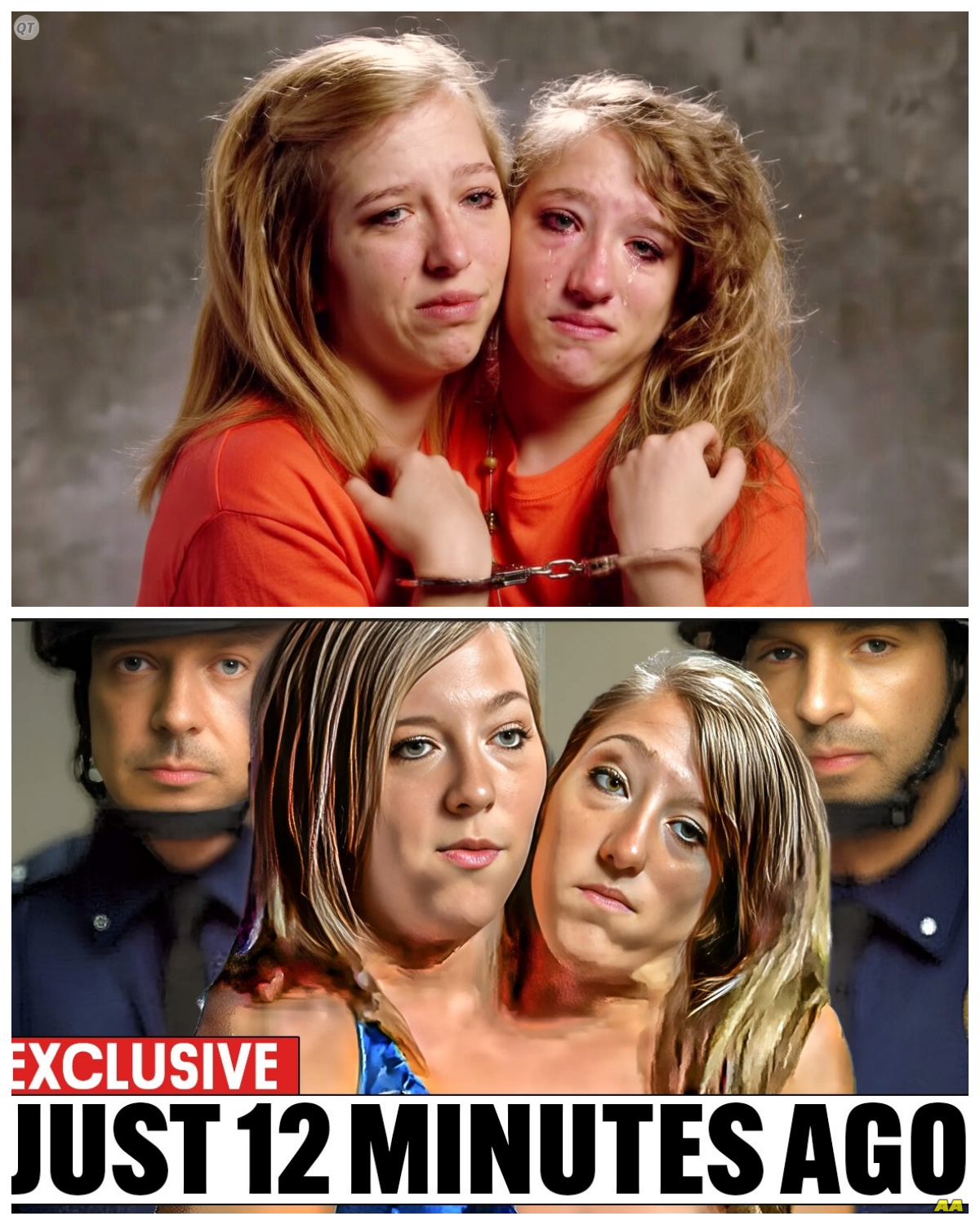 FBI’s Stunning Arrest: Conjoined Twins and Their Father in Shocking Fraud Scandal! In a sensational development that has captivated the public, the FBI has arrested conjoined twins and their father for a staggering fraud scheme that has left everyone speechless! I never imagined we’d be dealing with a case like this, an FBI agent revealed, as the shocking details of their criminal activities came to light. As the investigation unfolds, the world is left to ponder: how did this family pull off such an elaborate scheme, and what drove them to such desperation? With each new revelation, the drama escalates, and the truth is more bizarre than anyone could have anticipated!  The full story is in the comments below.