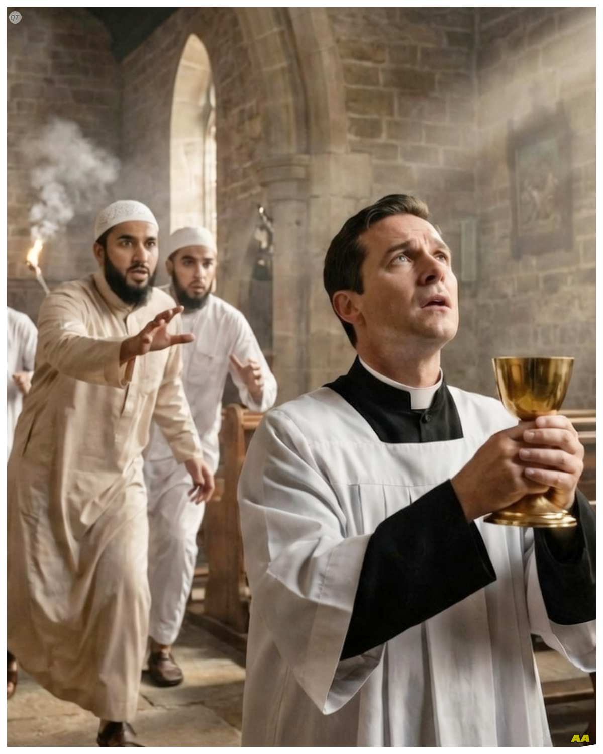 I Brought a Knife to Mass to Destroy the Eucharist