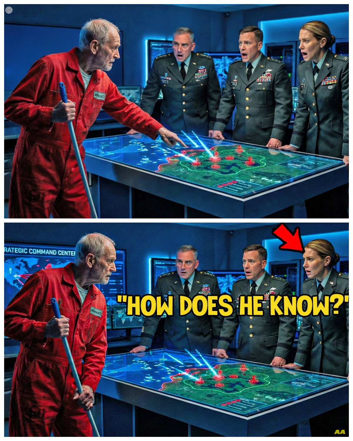 Officers Were Losing the War Game Simulation — Until the Old Janitor Moved One Tank