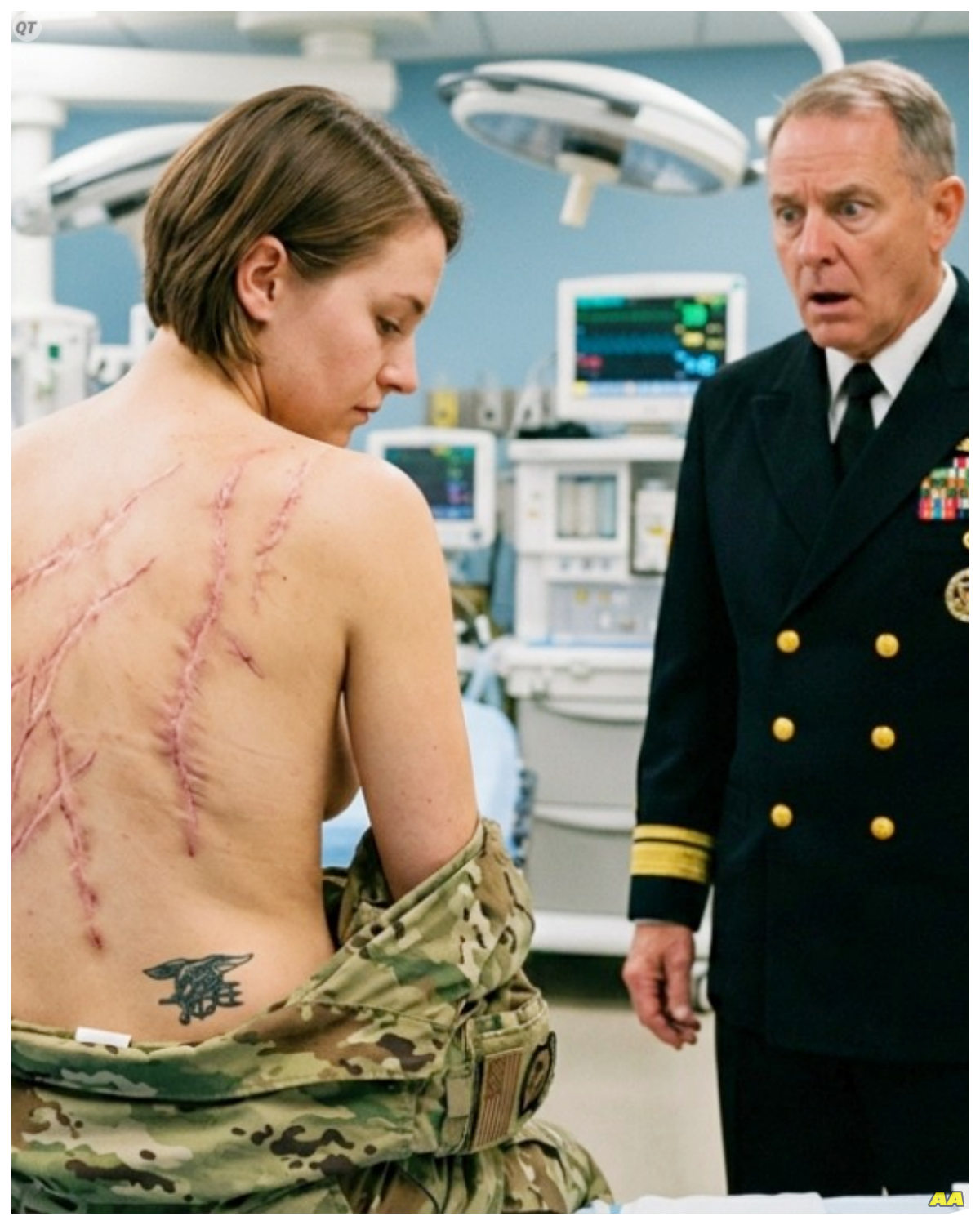 “Medic SEAL? Why Are You Here?” She Had a Routine Medical Check—Until Admiral Saw Her Special Scars
