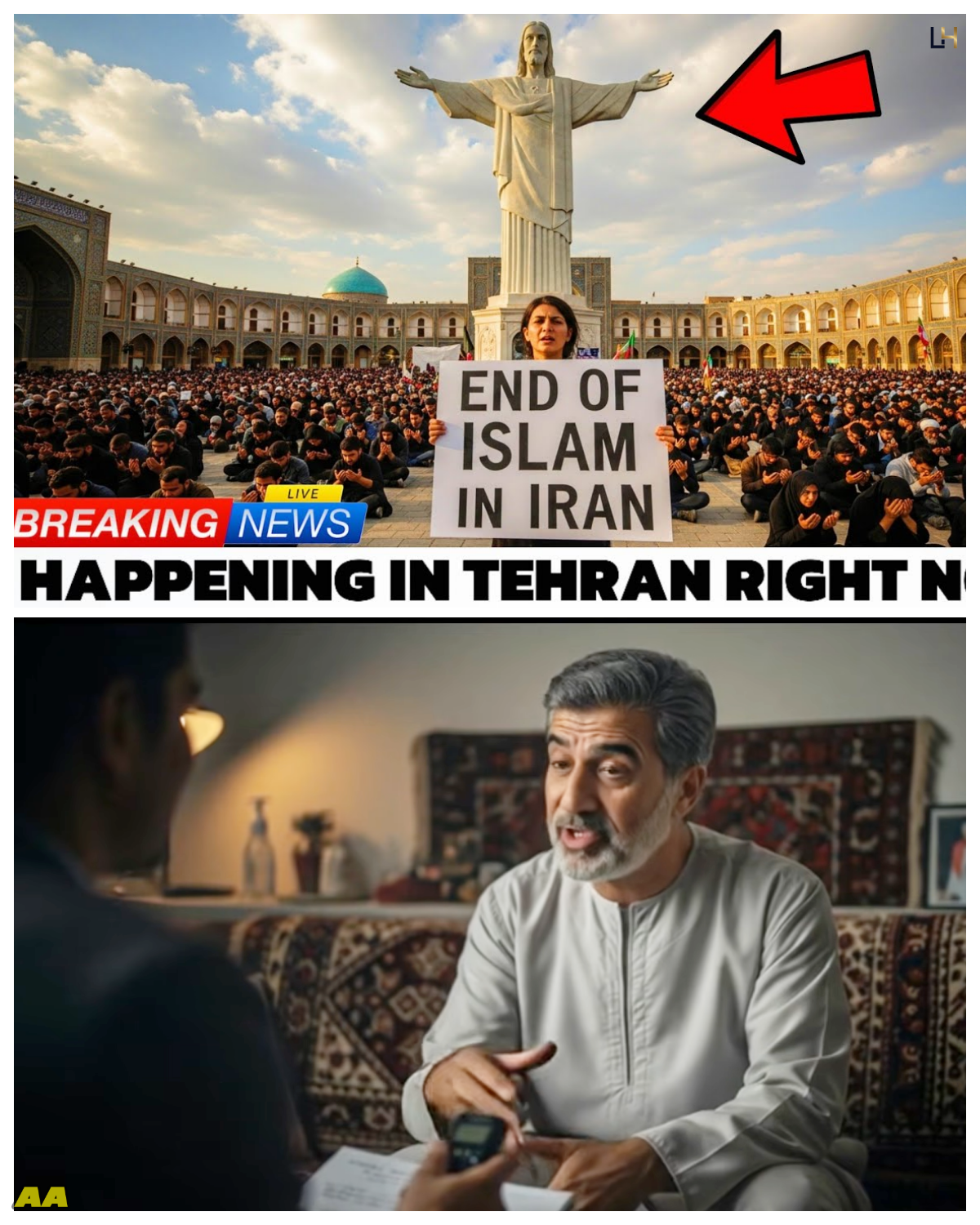 MIRACLE IN IRAN: Millions Convert to Christianity in Tehran After Ali Khamenei’s Death