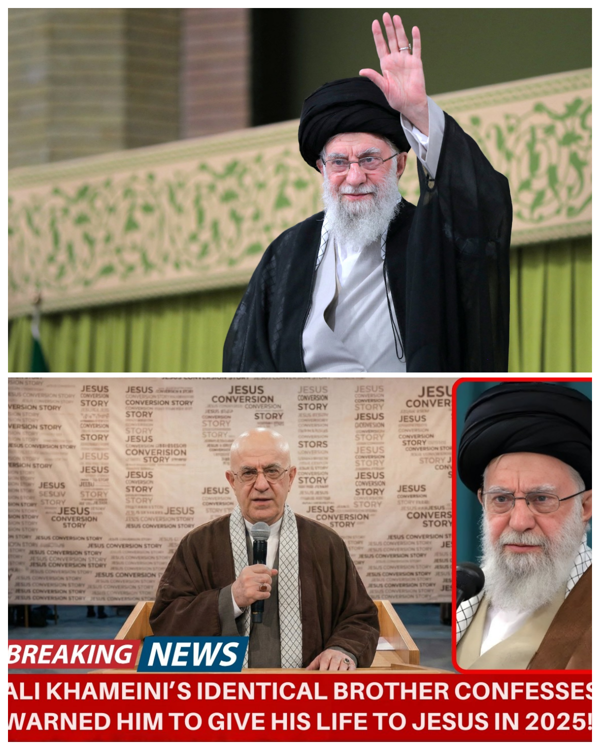 Ali Khamenei’s Brother Mohsen Goes Viral for His Testimony: ‘I Warned Him To Surrender To Jesus”  What if a message of faith came from inside one of the most powerful families in Iran? A surprising story spreading online claims that Mohsen (Masoud) Khamenei, a cleric and son of former Iranian leader Ali Khamenei, privately warned his brother about a spiritual truth he believed could change everything. Could a conversation inside Iran’s most influential religious family reveal a hidden conflict between power and faith? Why are people across the internet suddenly discussing this mysterious testimony—and what exactly did he claim about surrendering to Jesus? Discover the full story and the shocking details that sparked global curiosity by opening the article link in the comments.