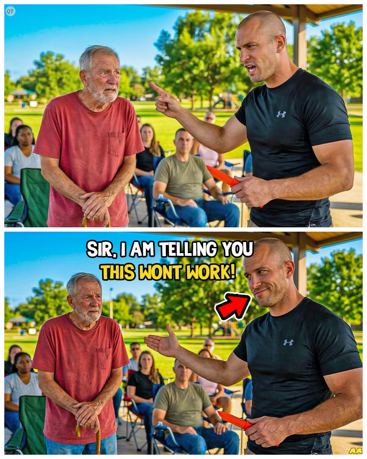 Instructor Said Knife Fighting Was Obsolete — The Old Marine’s Ka-Bar Demo Changed His Mind