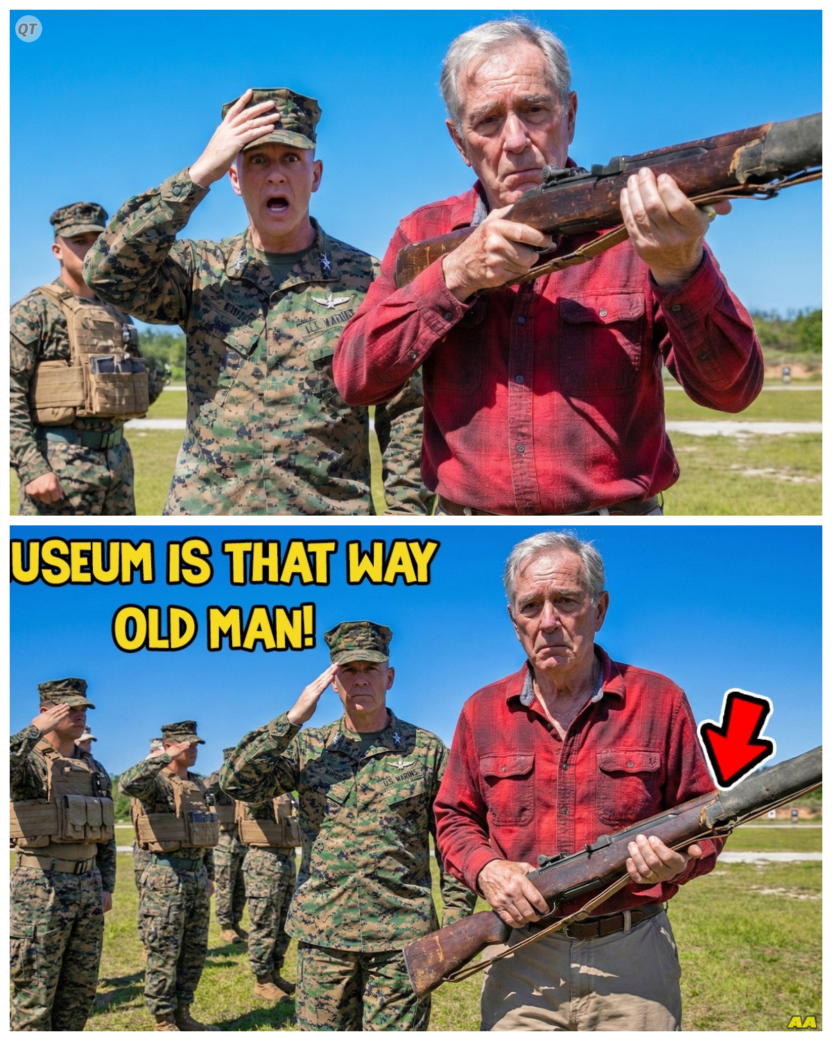 Marines Bet the Old Veteran Couldn’t Hit 2,000 Yards — His Shot Shocked the General